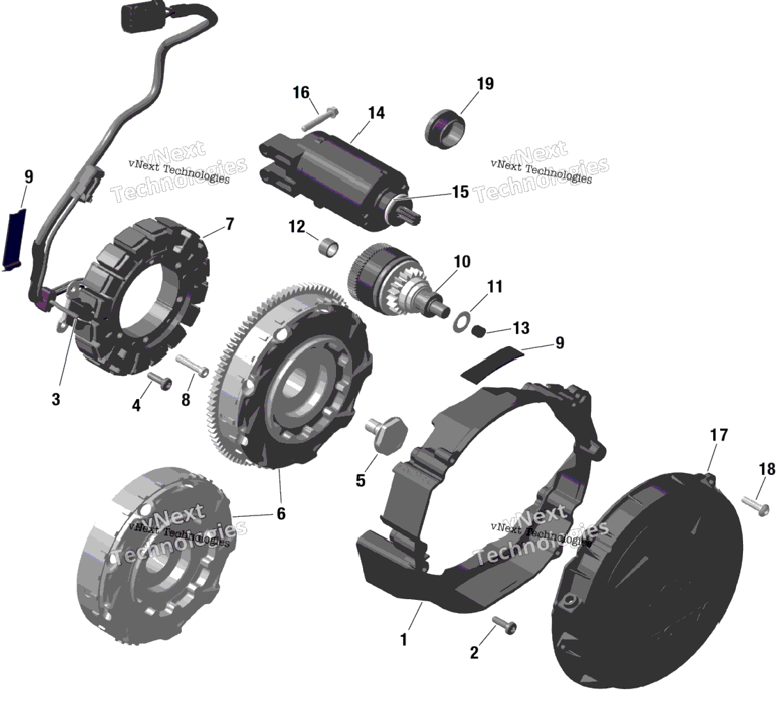 Rotax - Magneto And Electric Starter