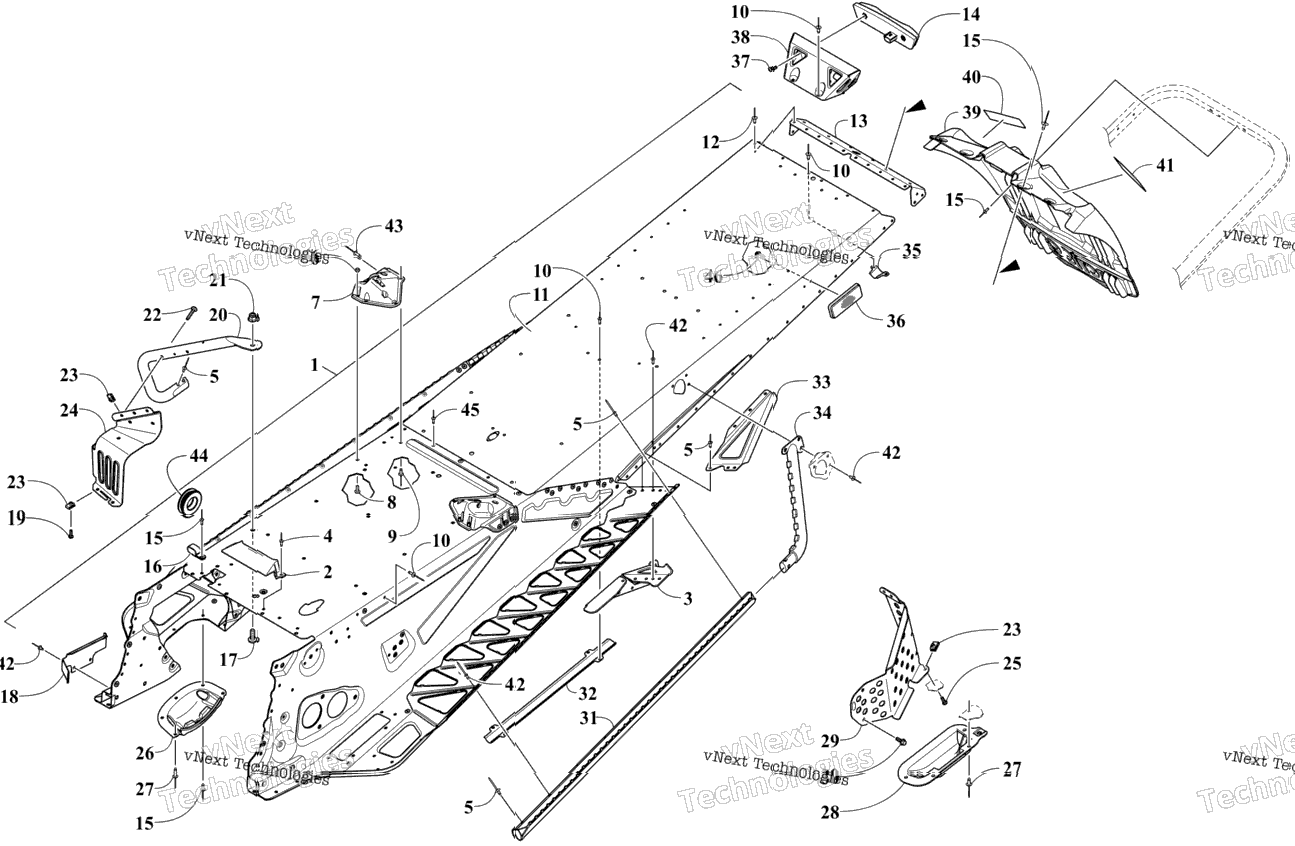 Tunnel And Snowflap Assembly