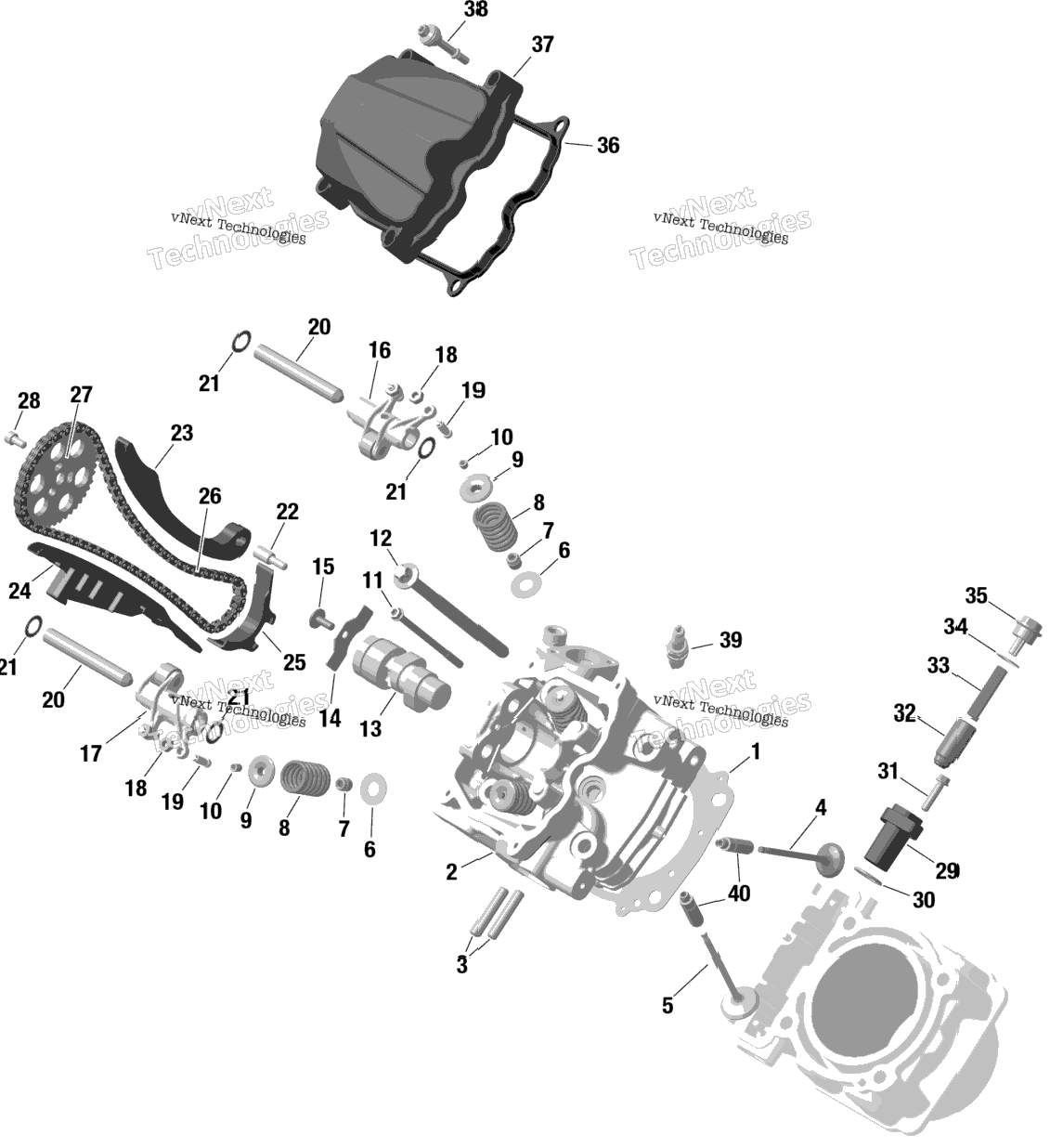 Rotax - Front Cylinder Head