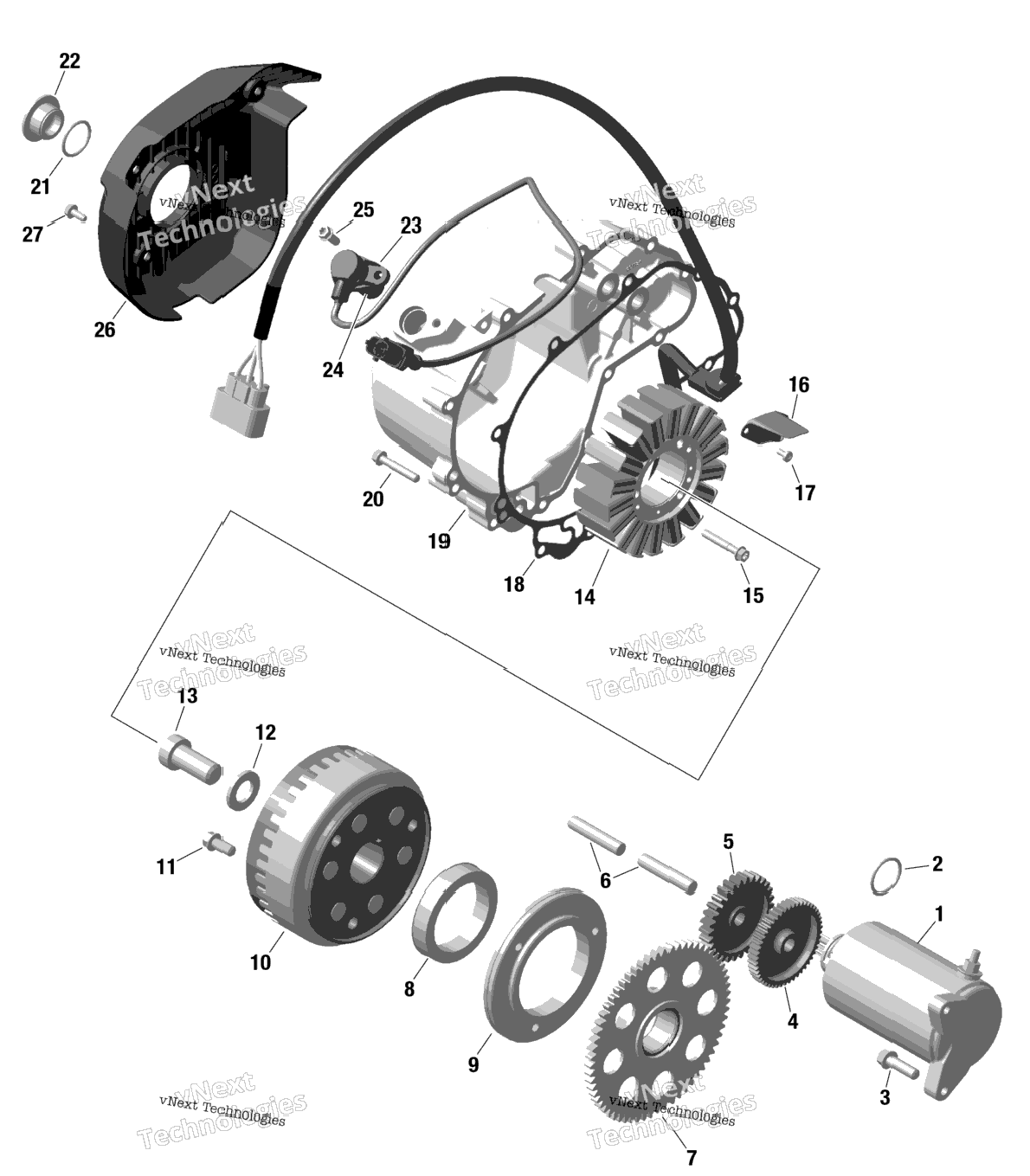 Rotax - Magneto And Electric Starter