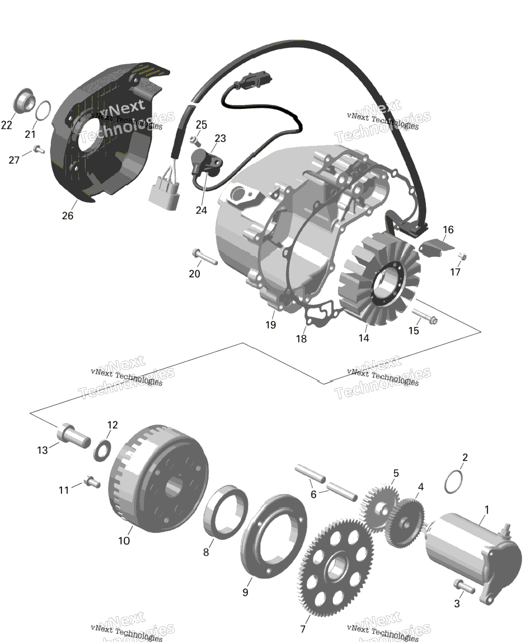 Rotax - Magneto And Electric Starter