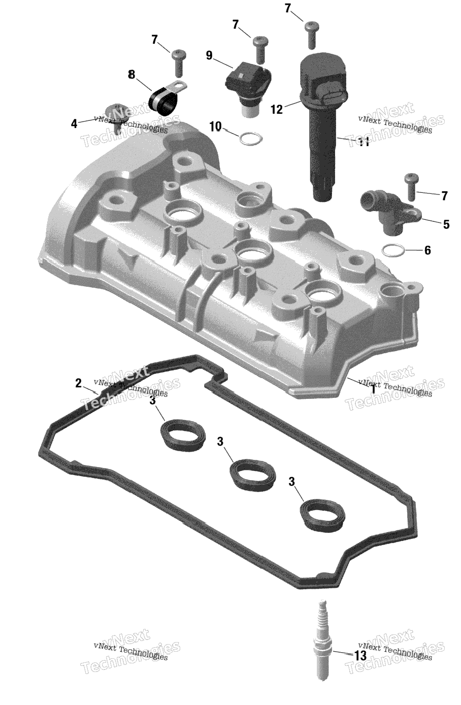 Rotax - Valve Cover