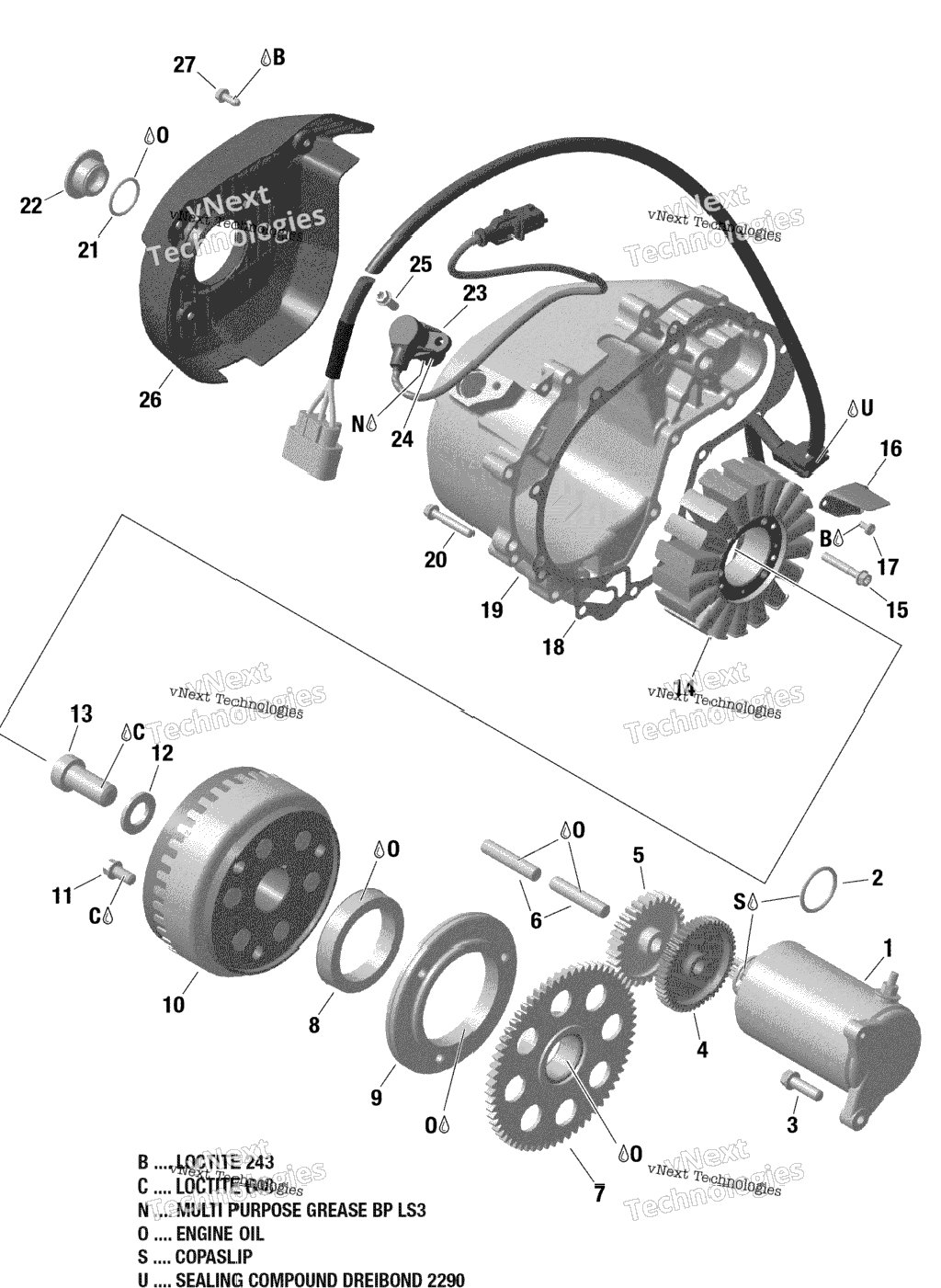 Rotax - Magneto And Electric Starter