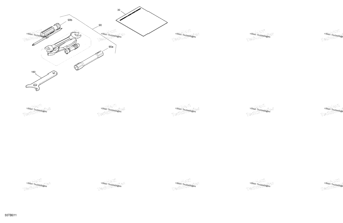 Body - Front Storage Tray