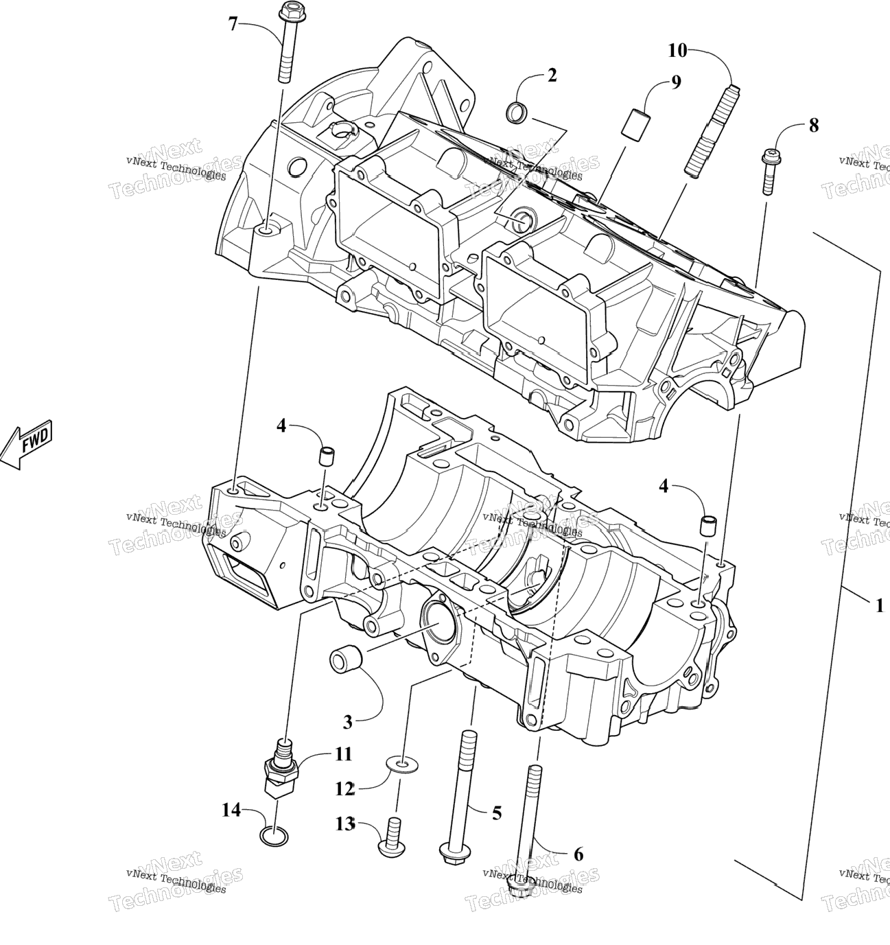 Crankcase Assembly