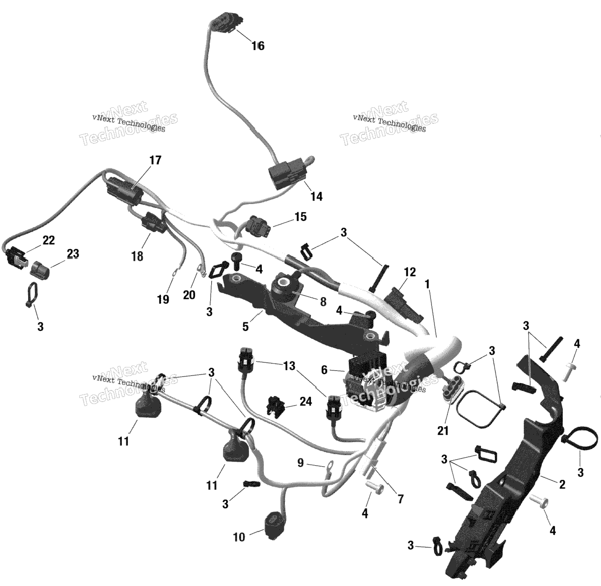 Rotax - Engine Harness - Shot