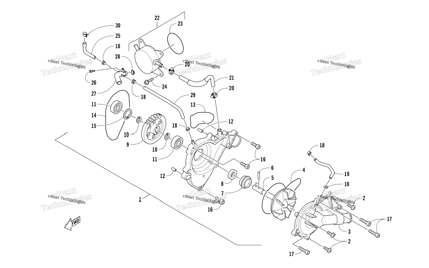 Water Pump Assembly