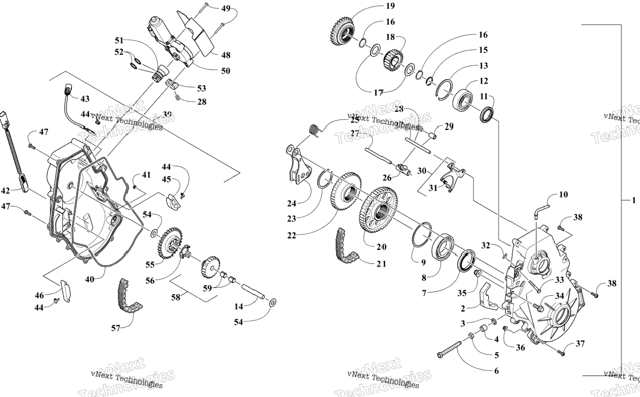 Chain Case Assembly