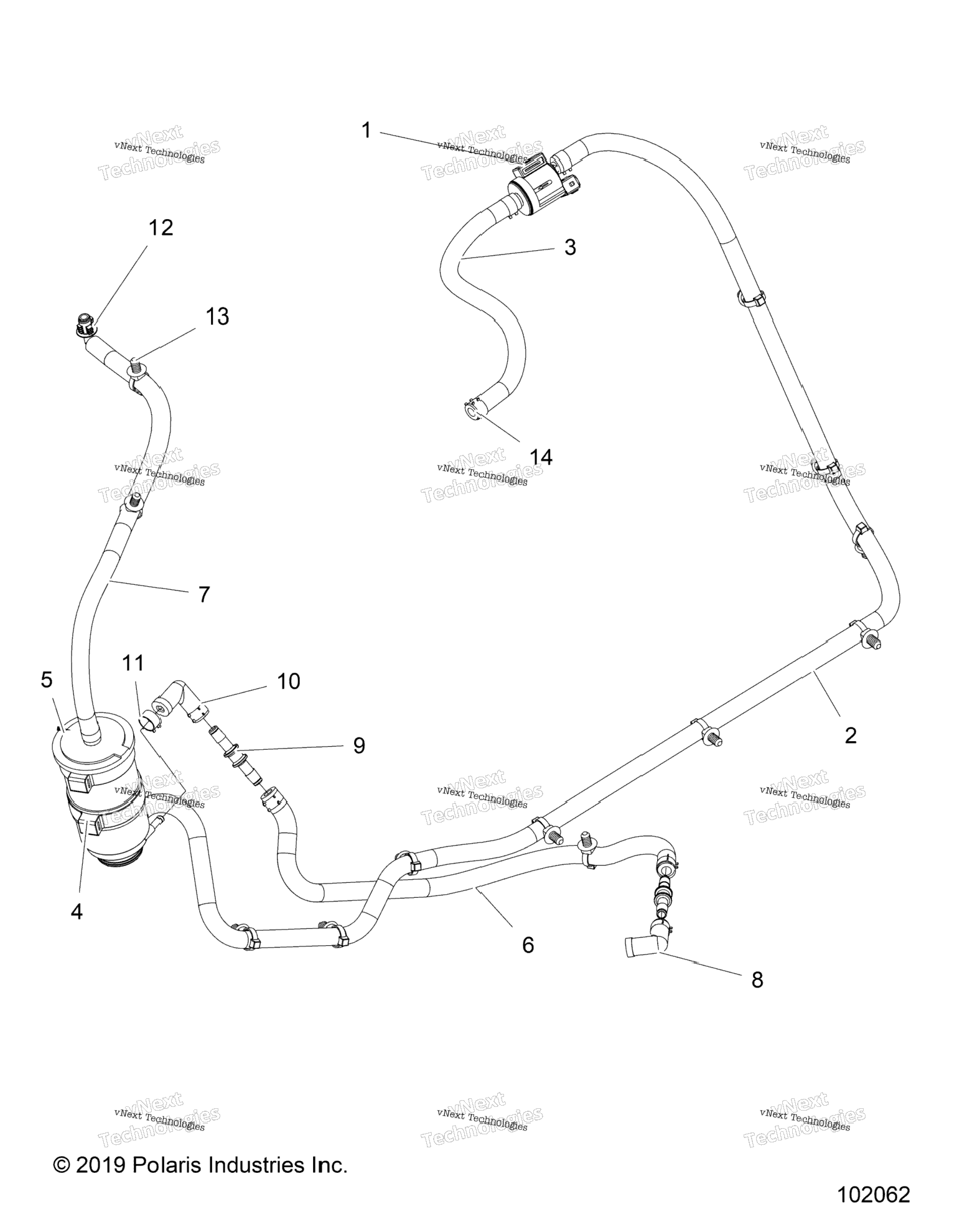 Body, Fuel Tank Evap A22hzb15b1B2