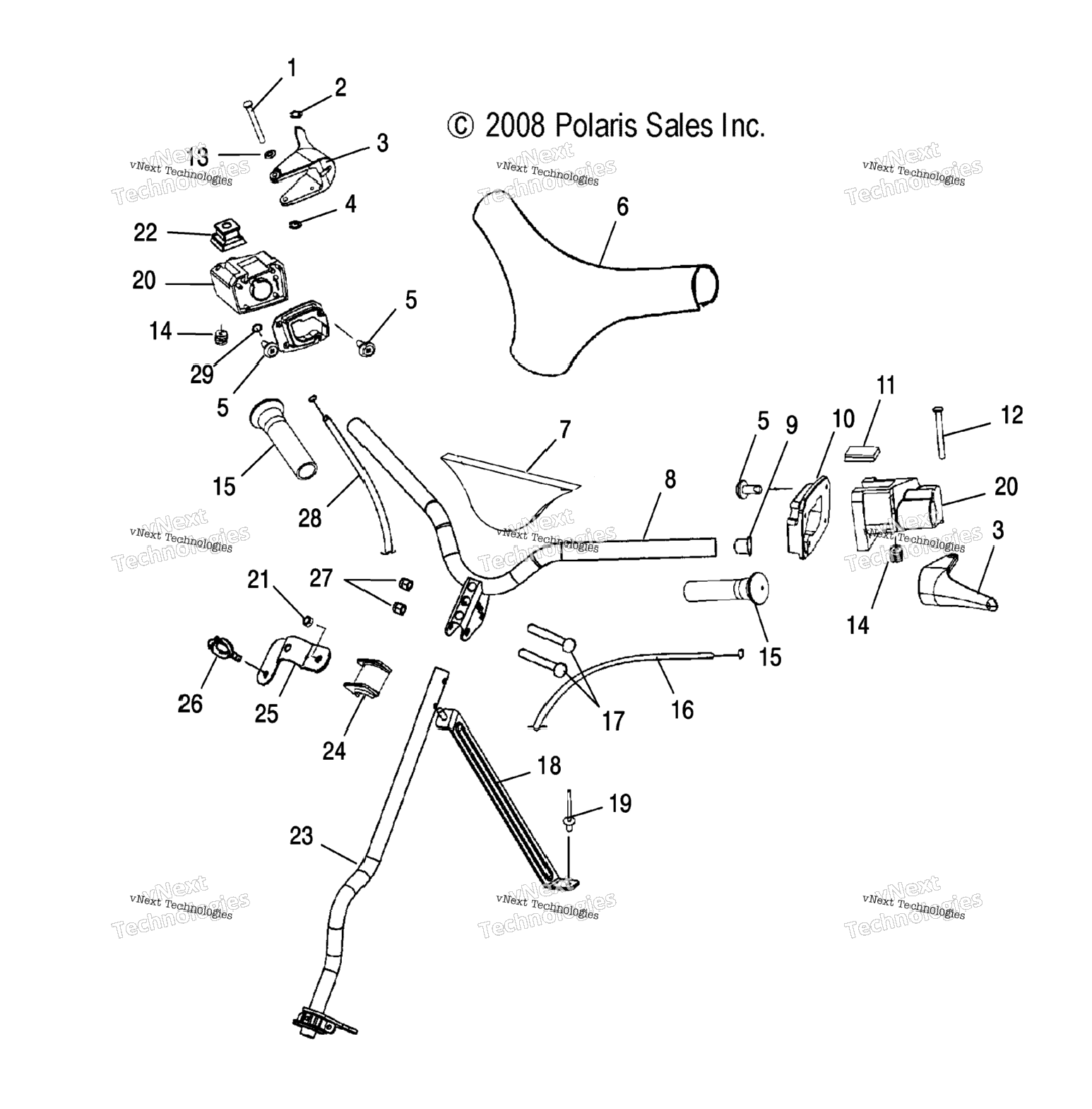 Steering, Handlebar & Controls