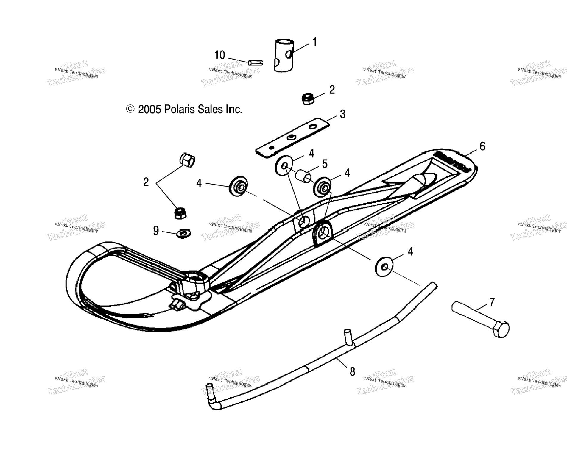 Steering, Ski