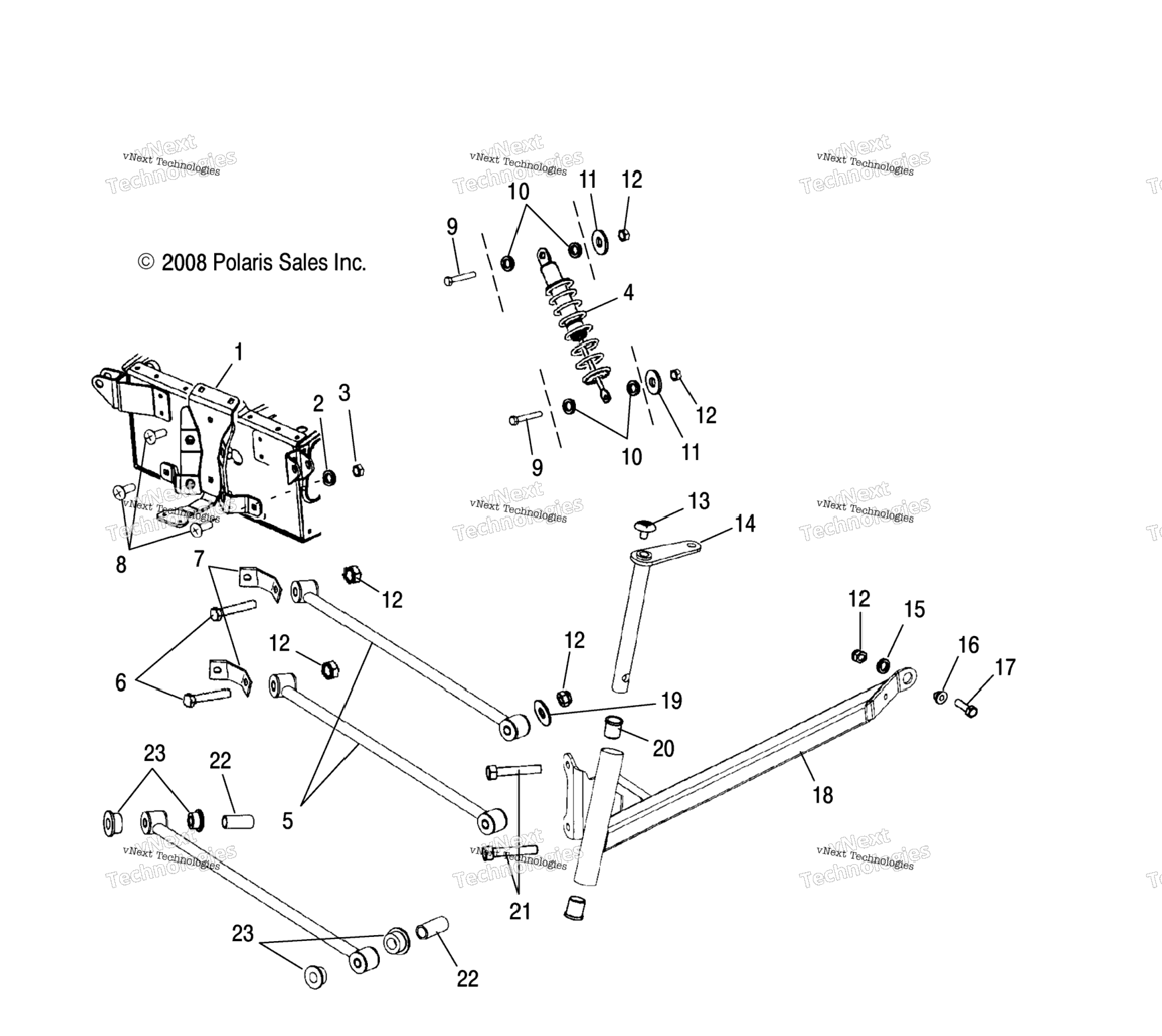 Suspension, Front