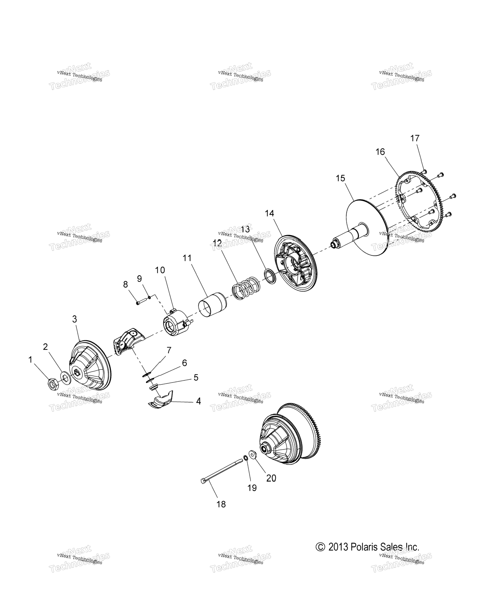 Drive Train, Clutch, Primary