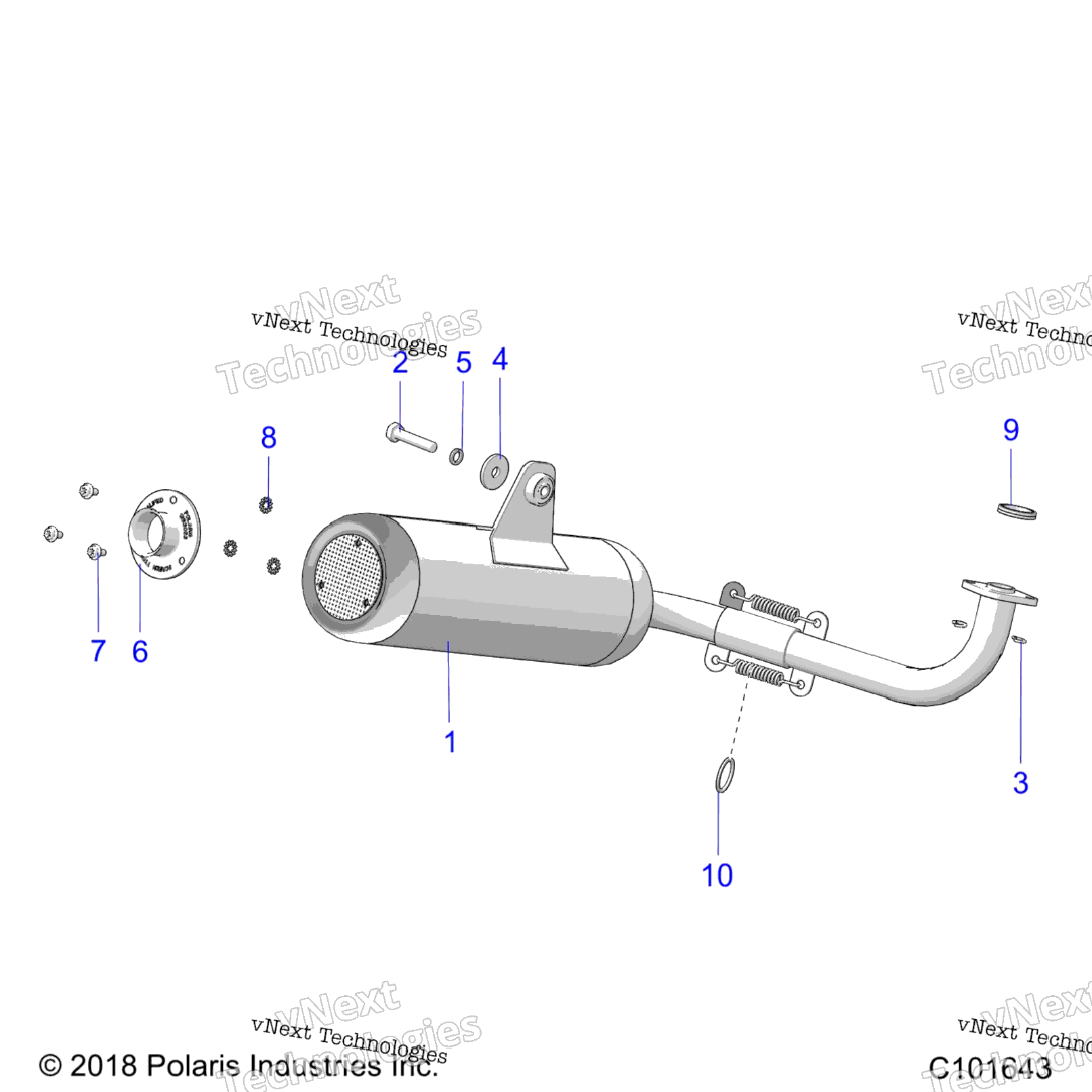 Engine, Exhaust System A22hzb15a1A2