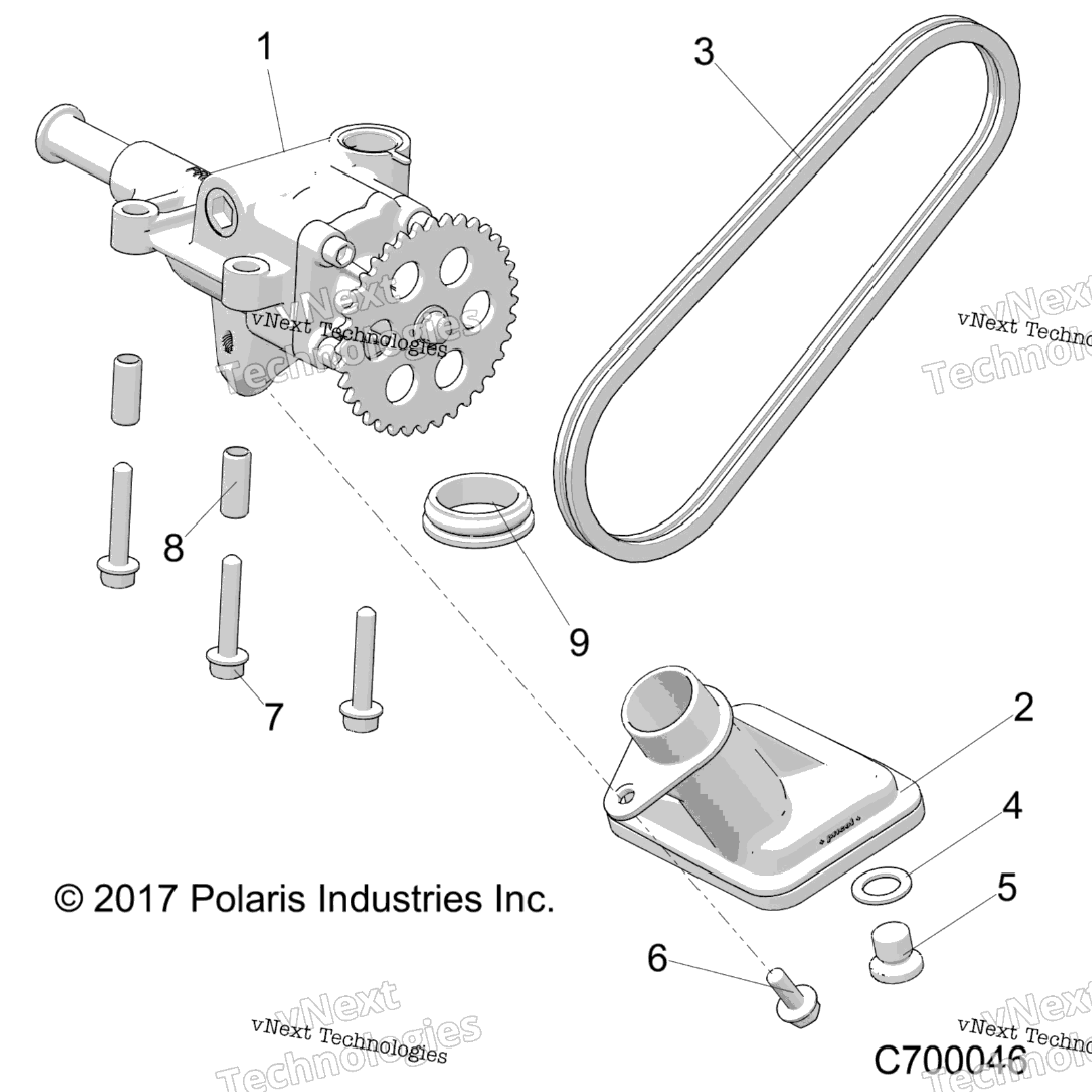 Engine, Oil Cooler & Filter