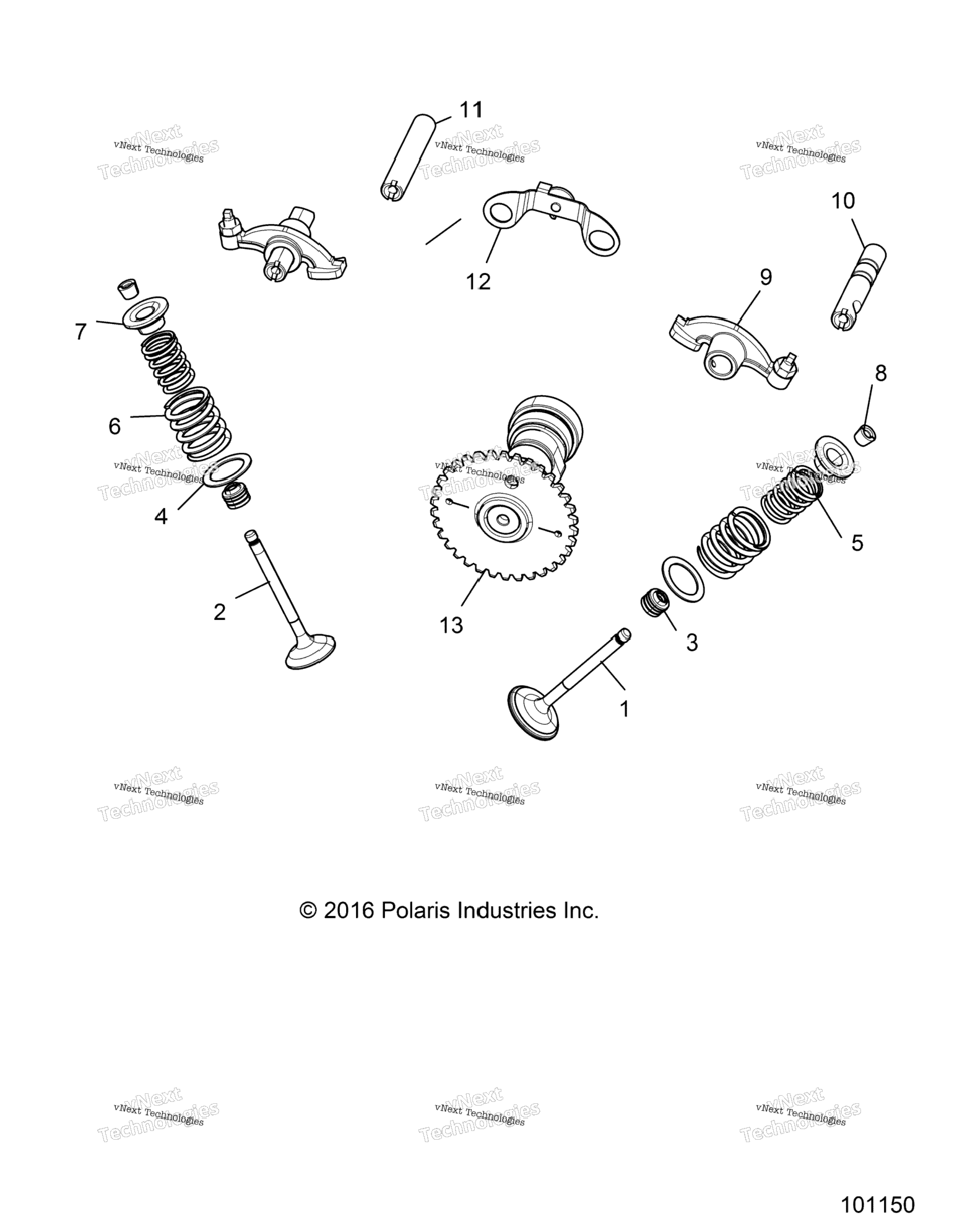 Engine, Valve Timing Mechanism