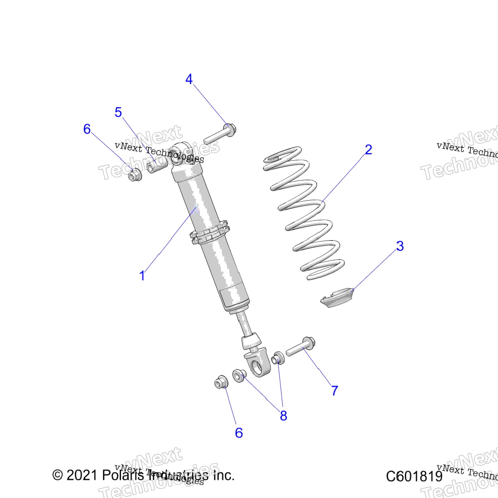 Suspension, Shock, Ifs (C601585)