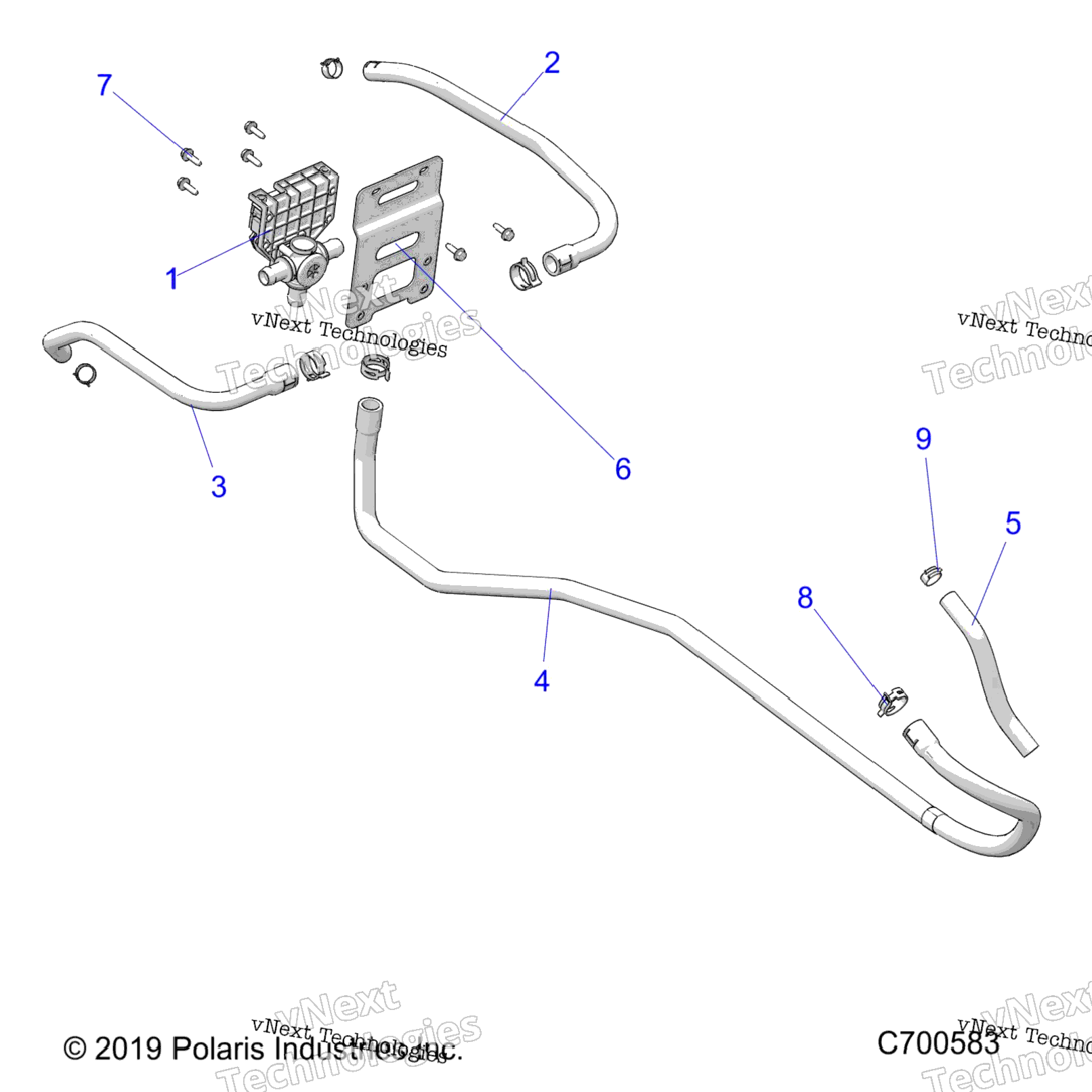 Body, Heater Routings B9