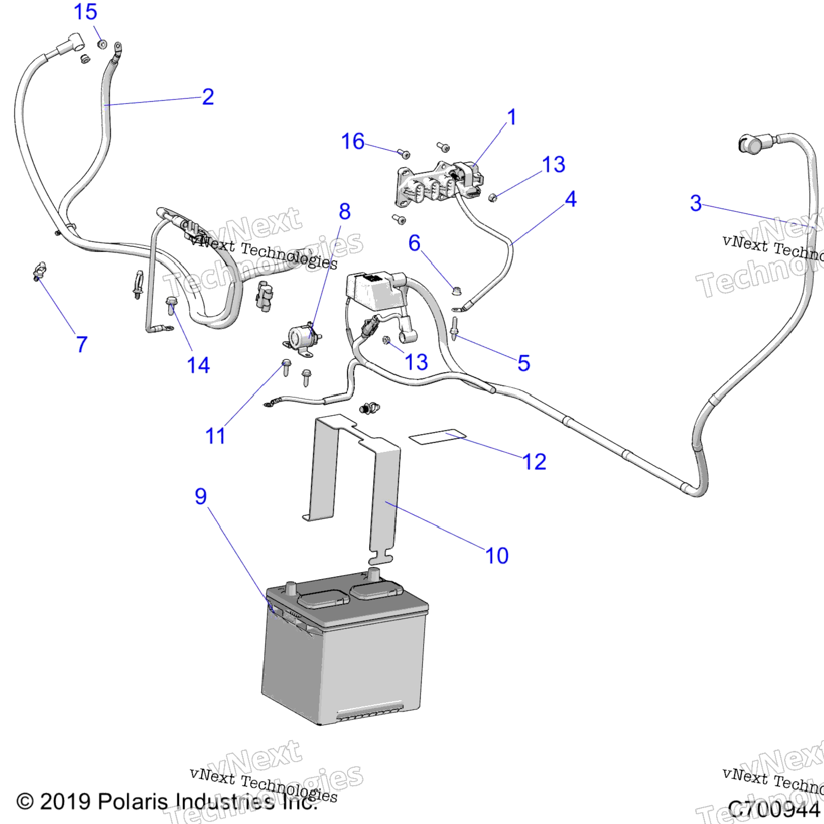 Electrical, Battery B9