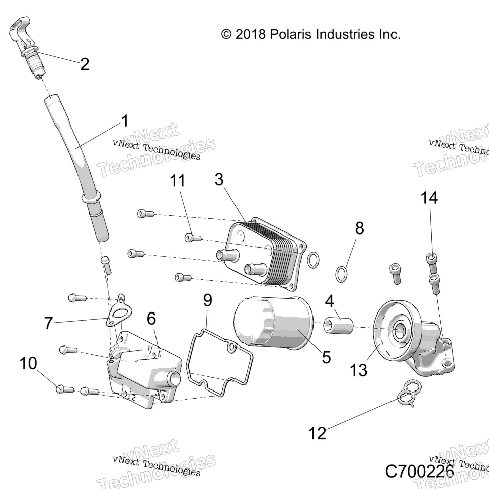 Engine, Dipstick And Oil Filter B9