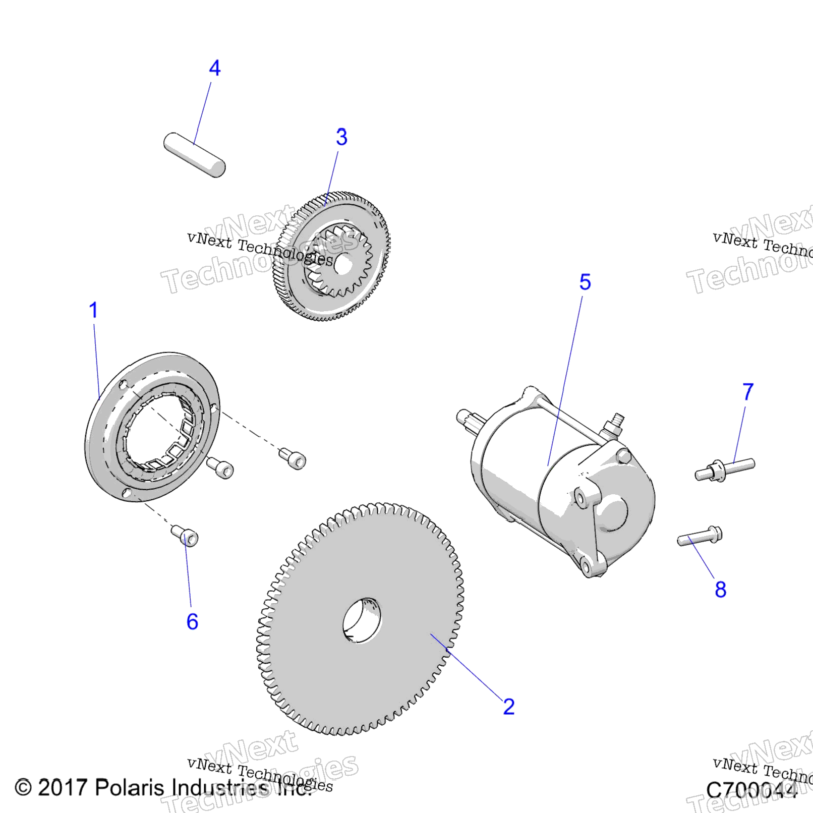 Engine, Starter B9