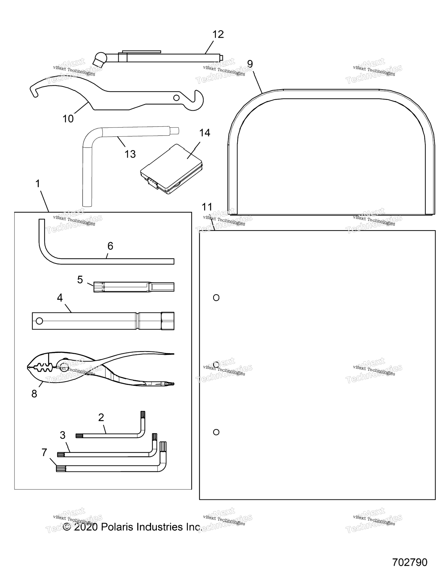 References, Tool Kit & Owners Manuals B9