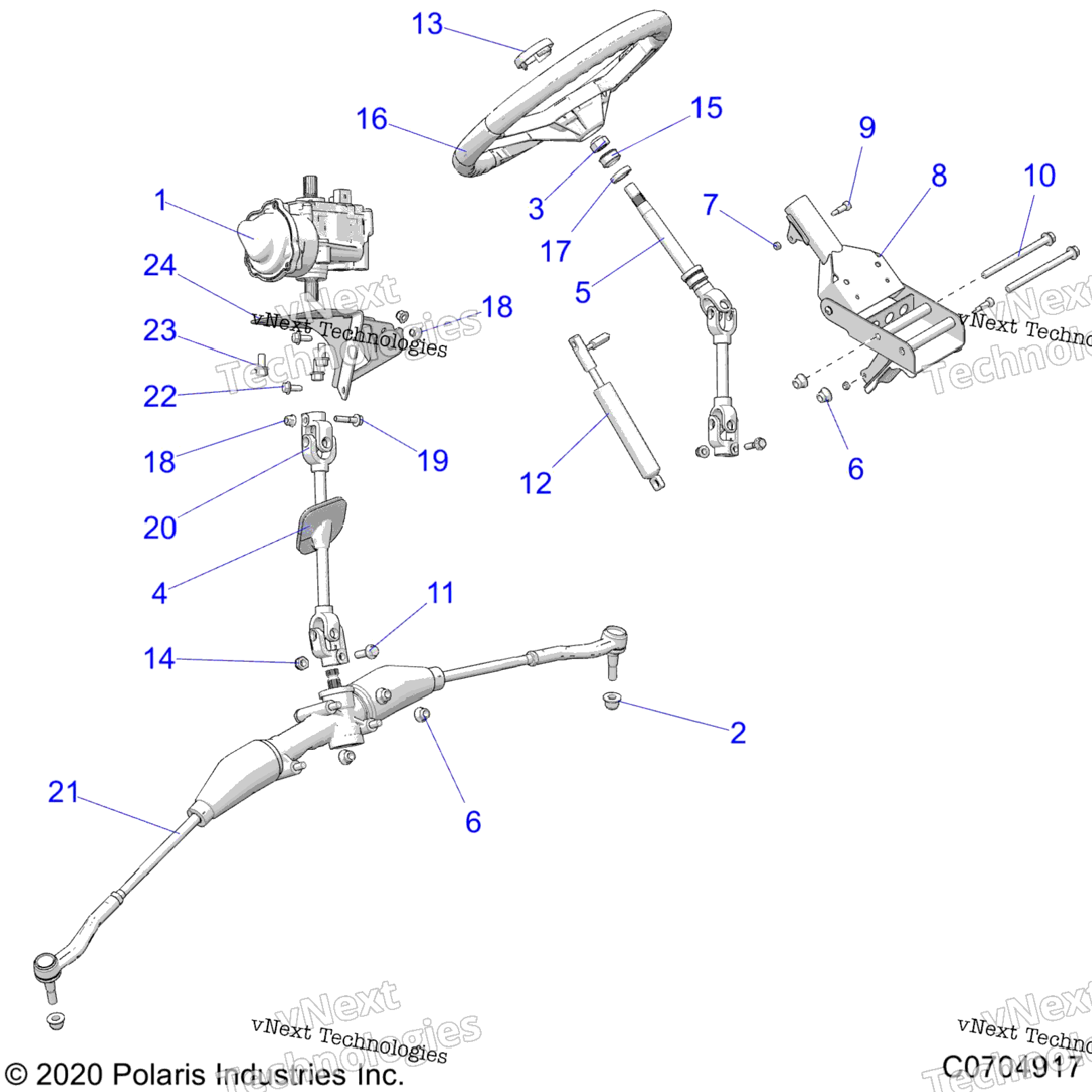 Steering, Steering Asm. B9