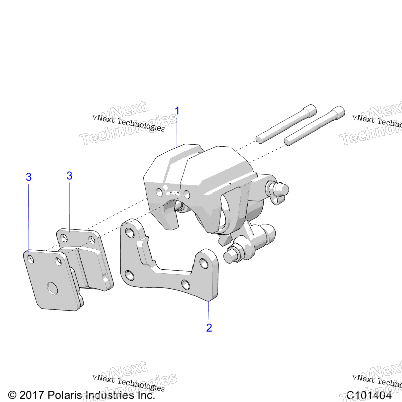 Brakes, Caliper, Front