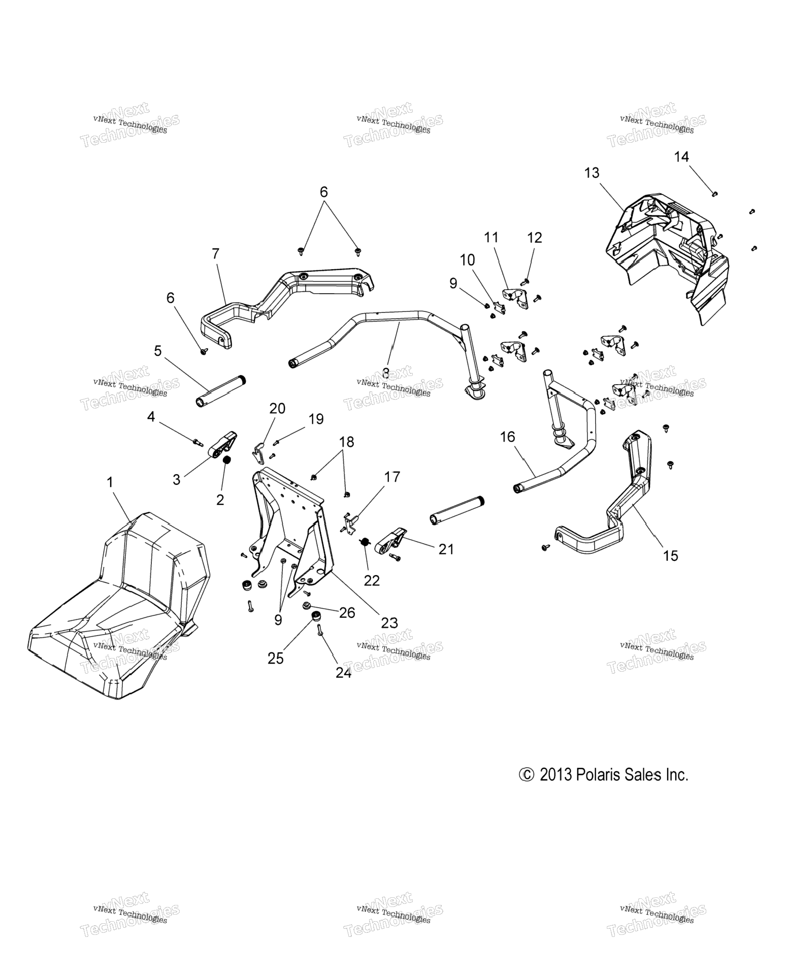 Brakes, Pedal And Master Cylinder Mounting