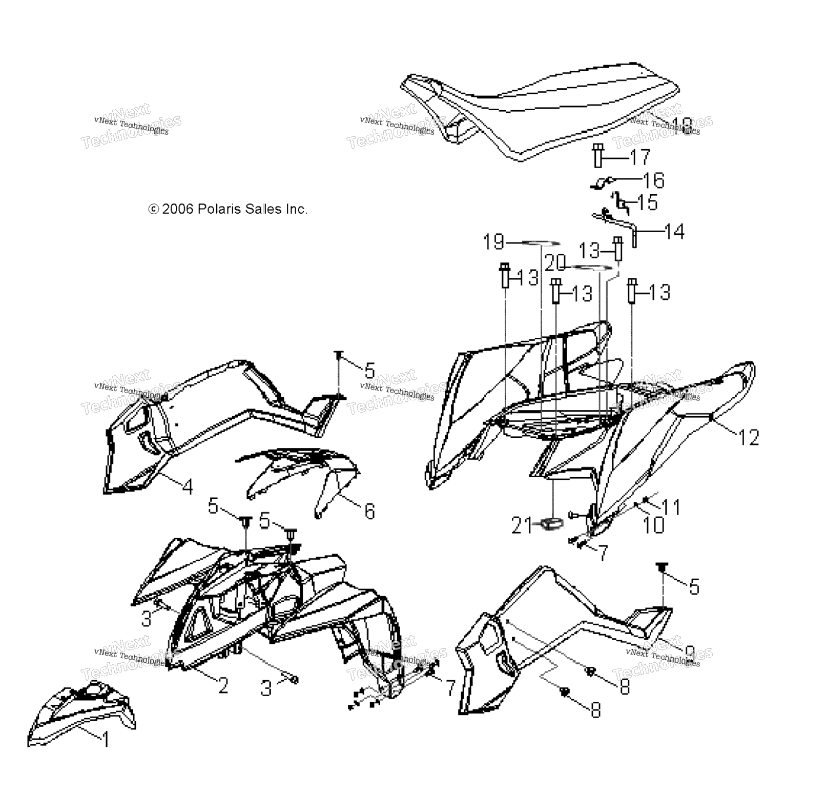 Body, Cab & Seat A22yak11b7B6N7N6