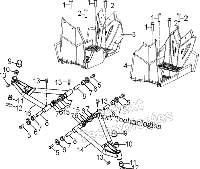 Chassis, Aarm & Footrest