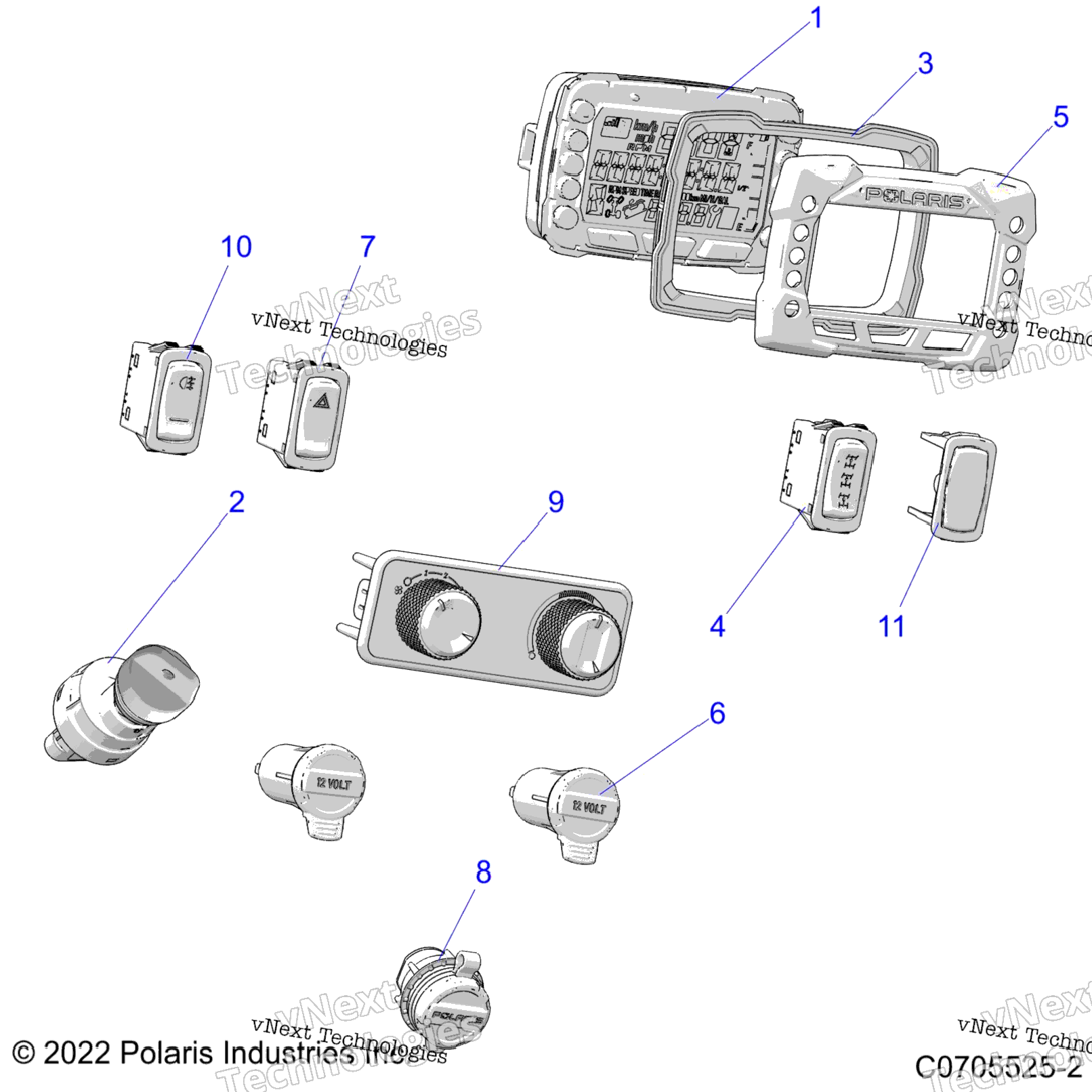 Electrical, Dash Instruments