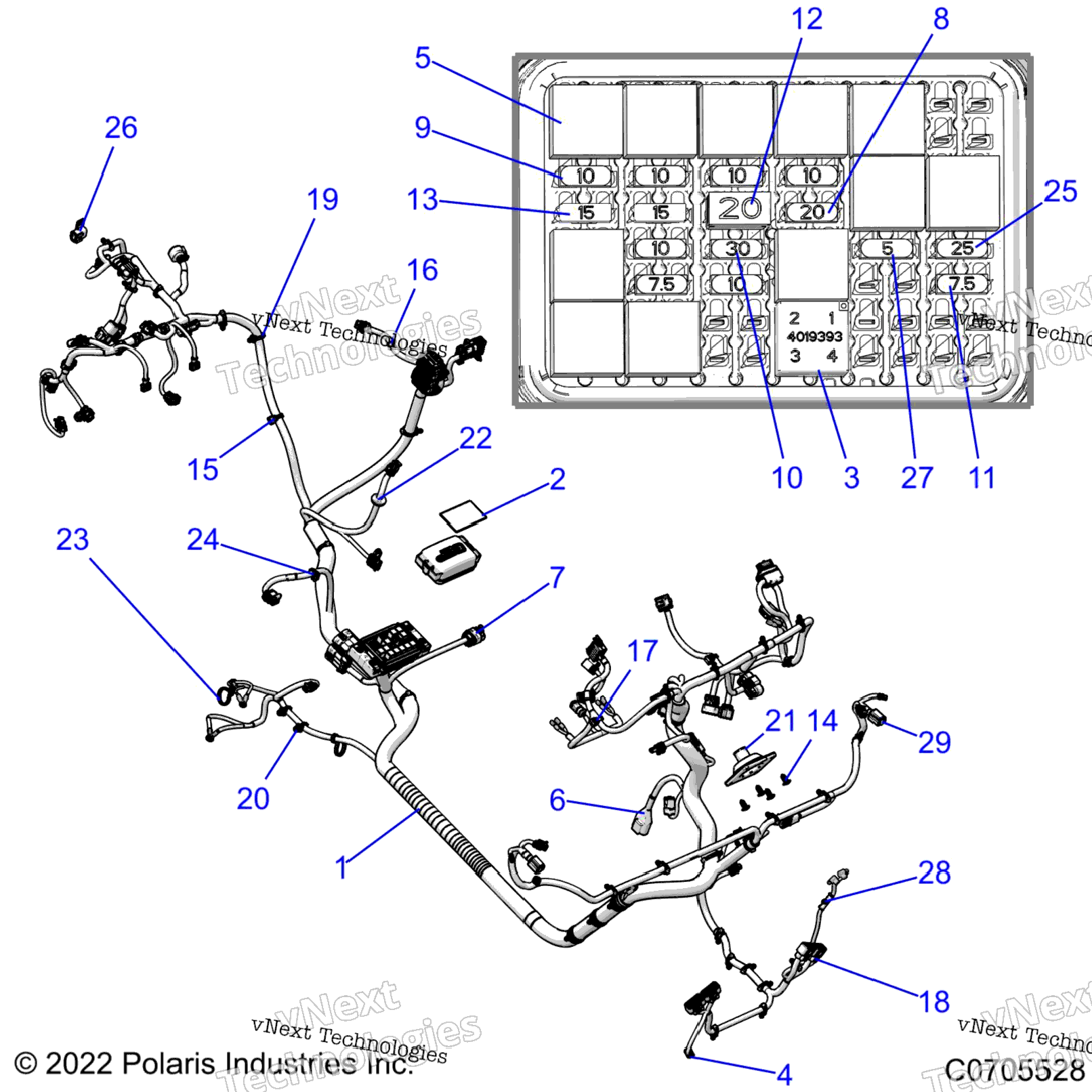 Electrical, Wire Harness R22tas99ck