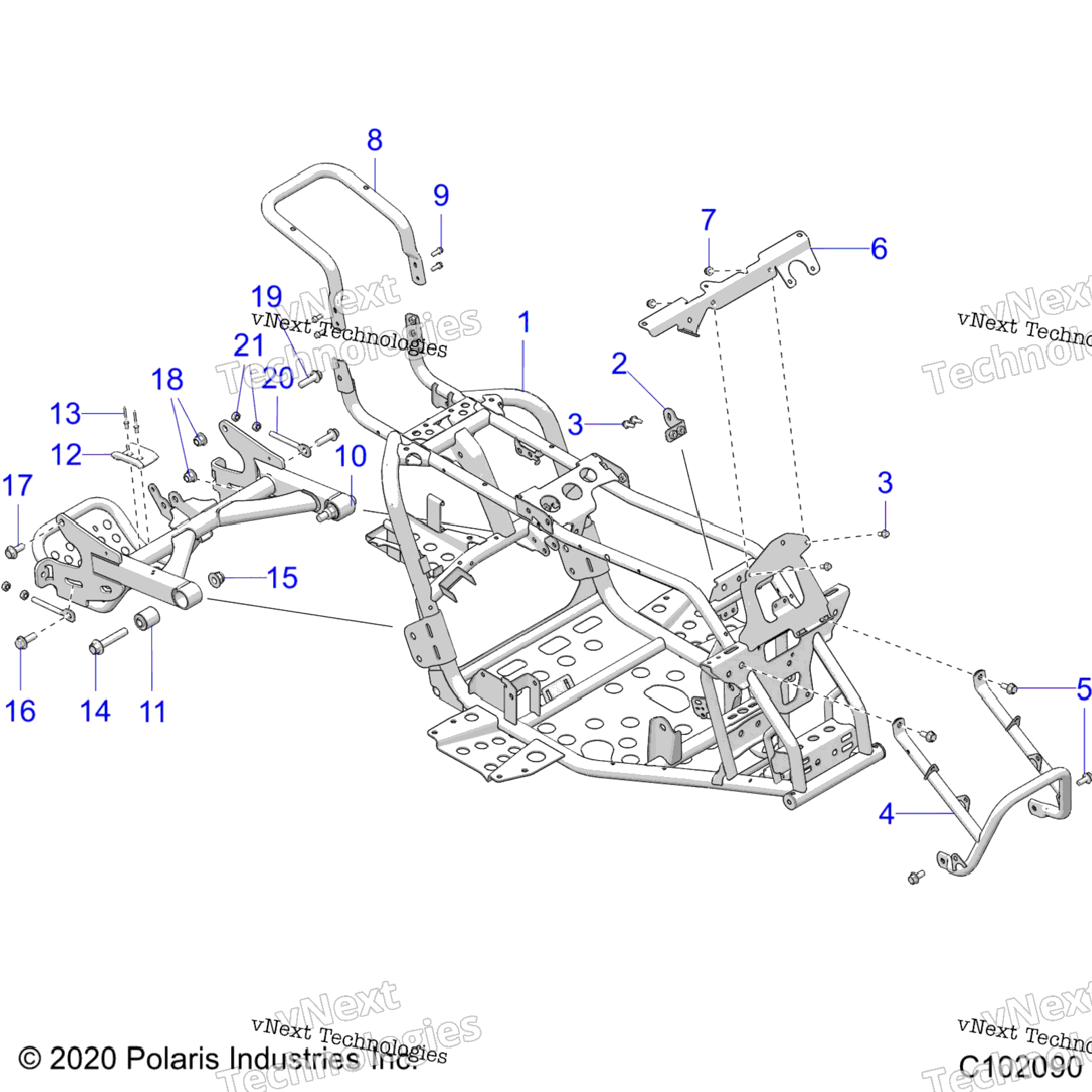 Chassis, Frame Asm & Swingarm A23hbbo7b3B7