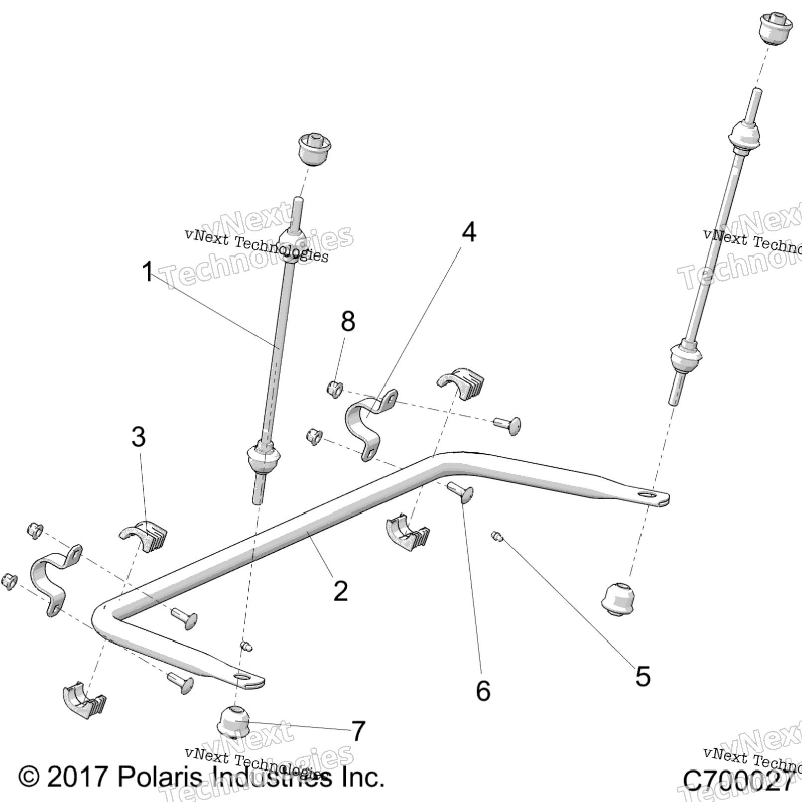 Suspension, Rear Stabilizer Bar