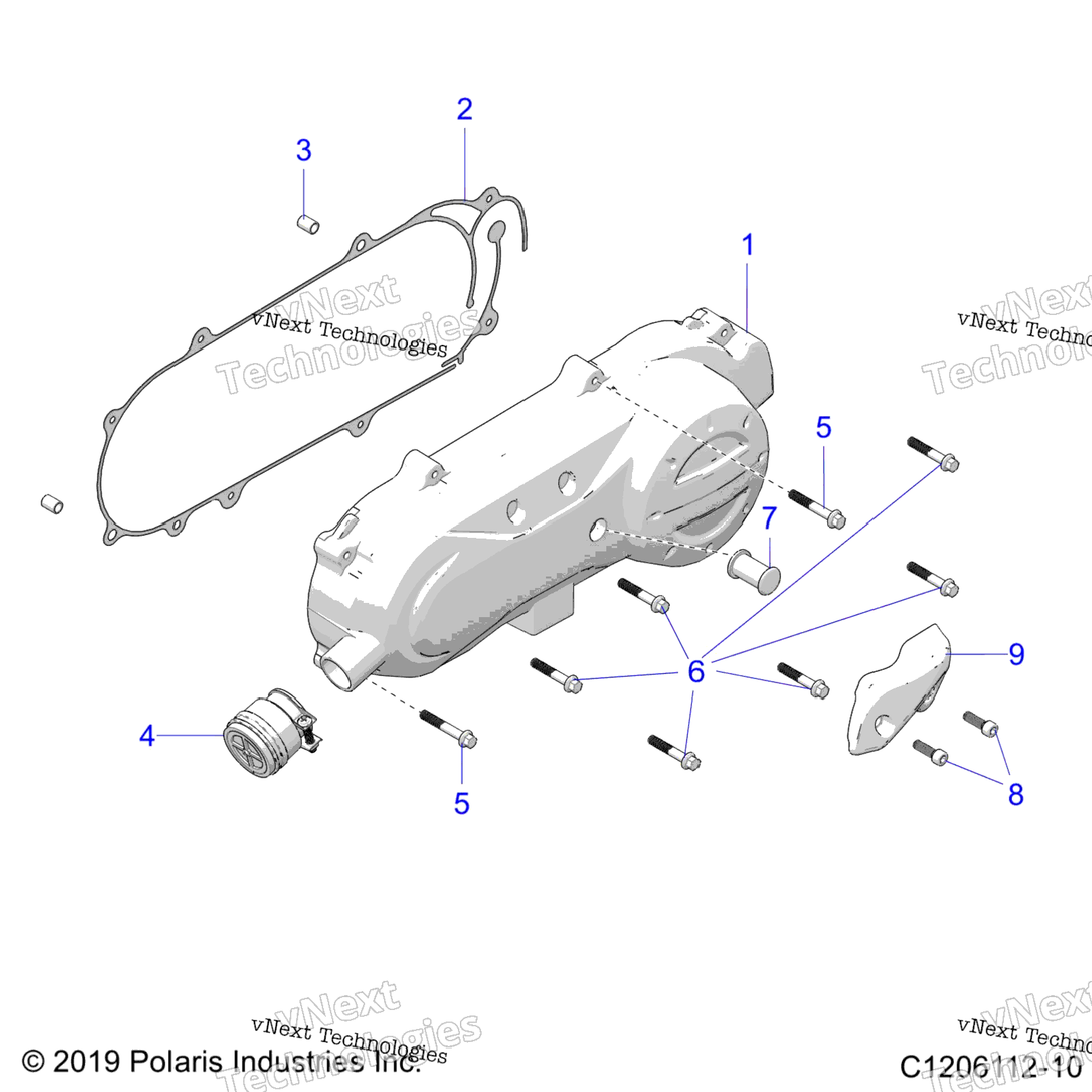 Drive Train, Clutch Cover And Ducting A23hbbo7b3B7