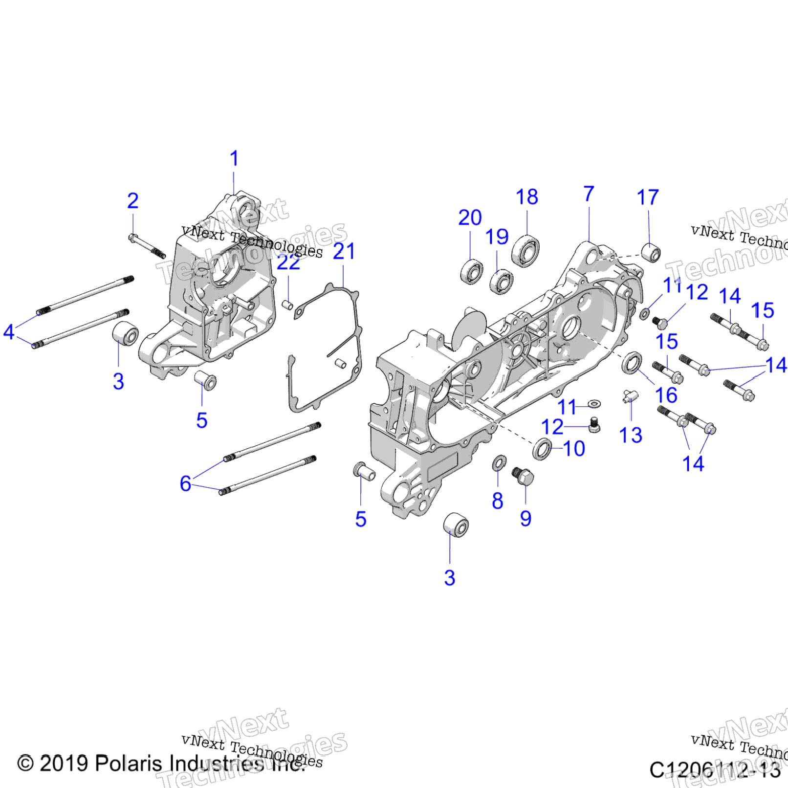 Engine, Crankcase A23hbbo7b3B7