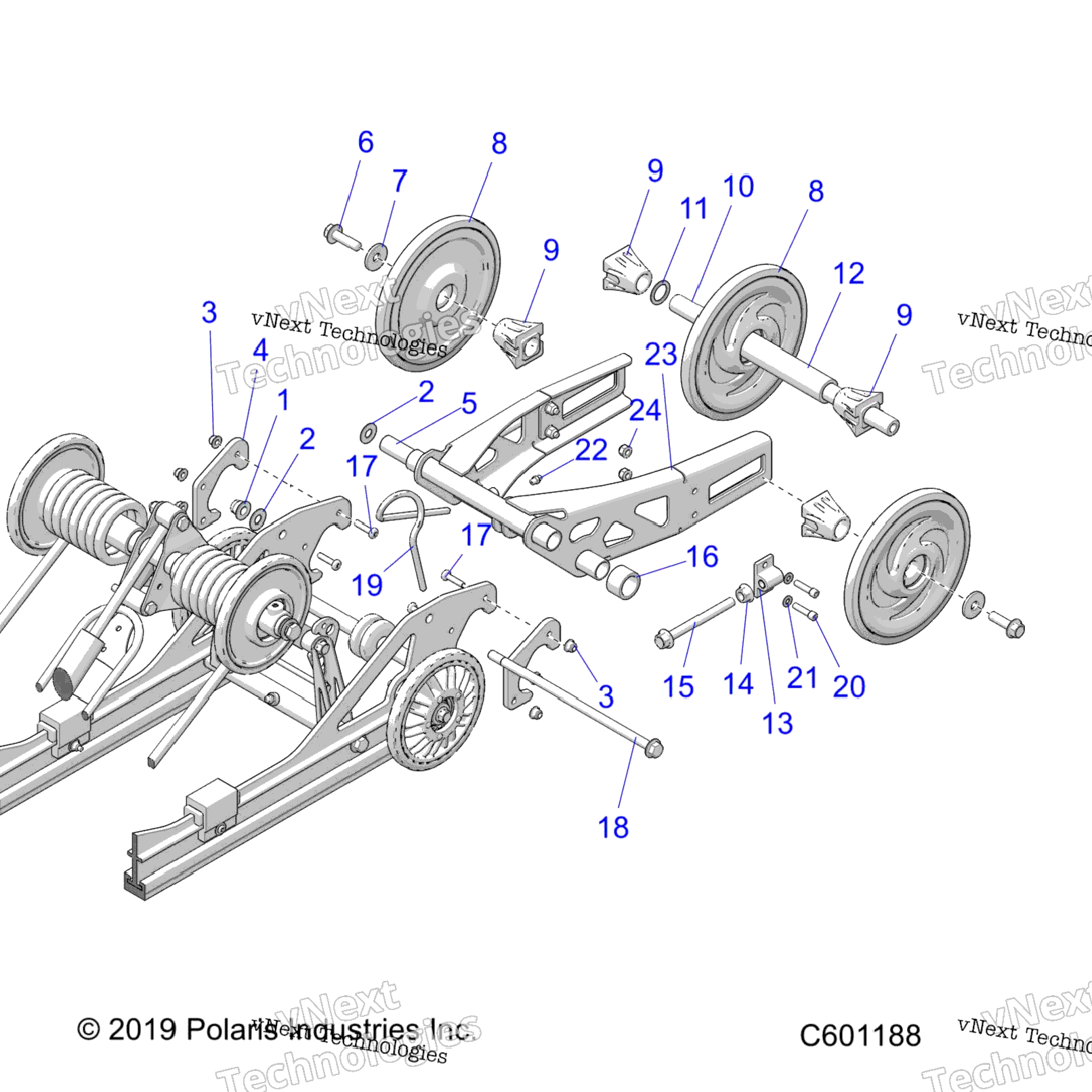 Suspension, Rear, Articulating