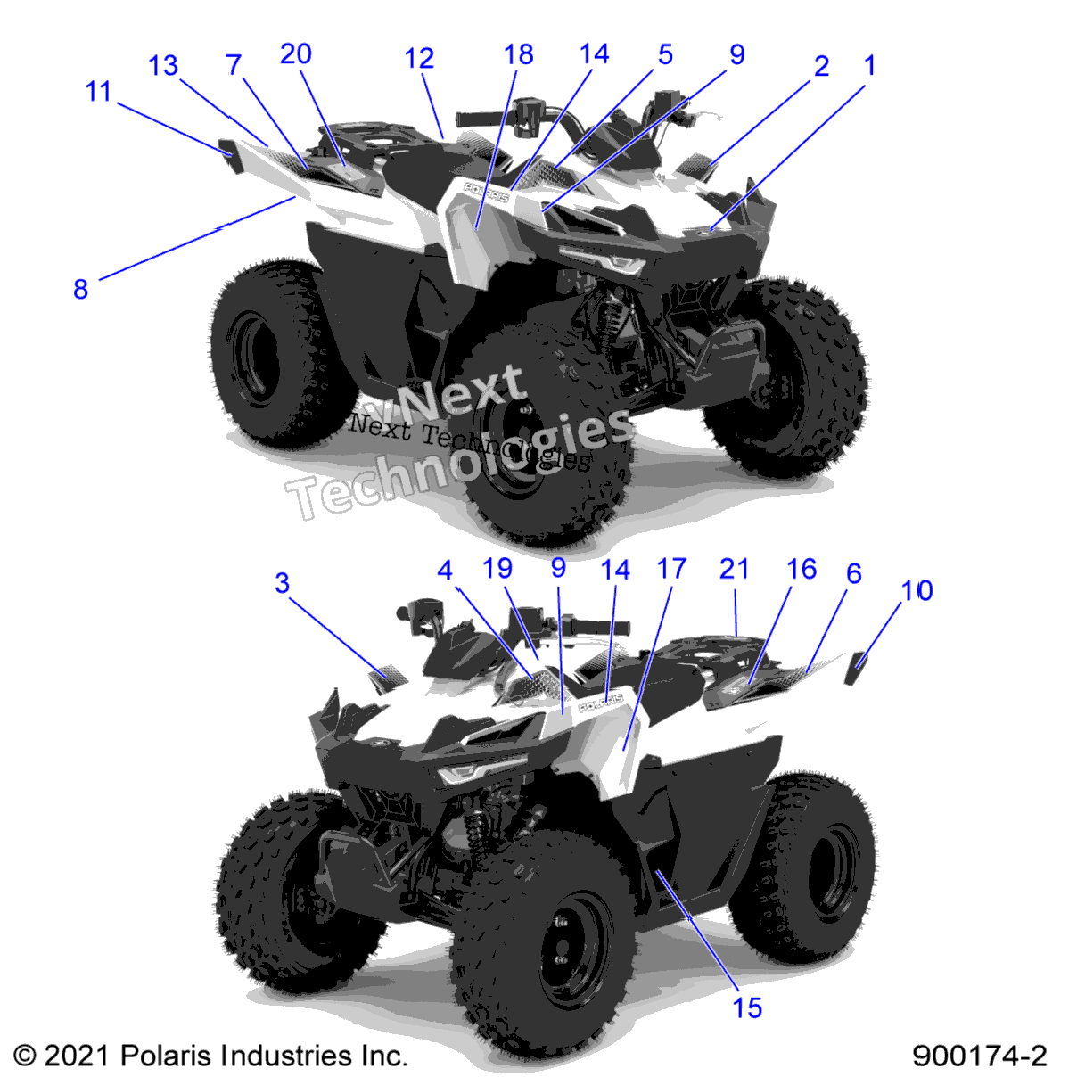 Body, DecalsReflectors WhRed Md A22hbb07n7