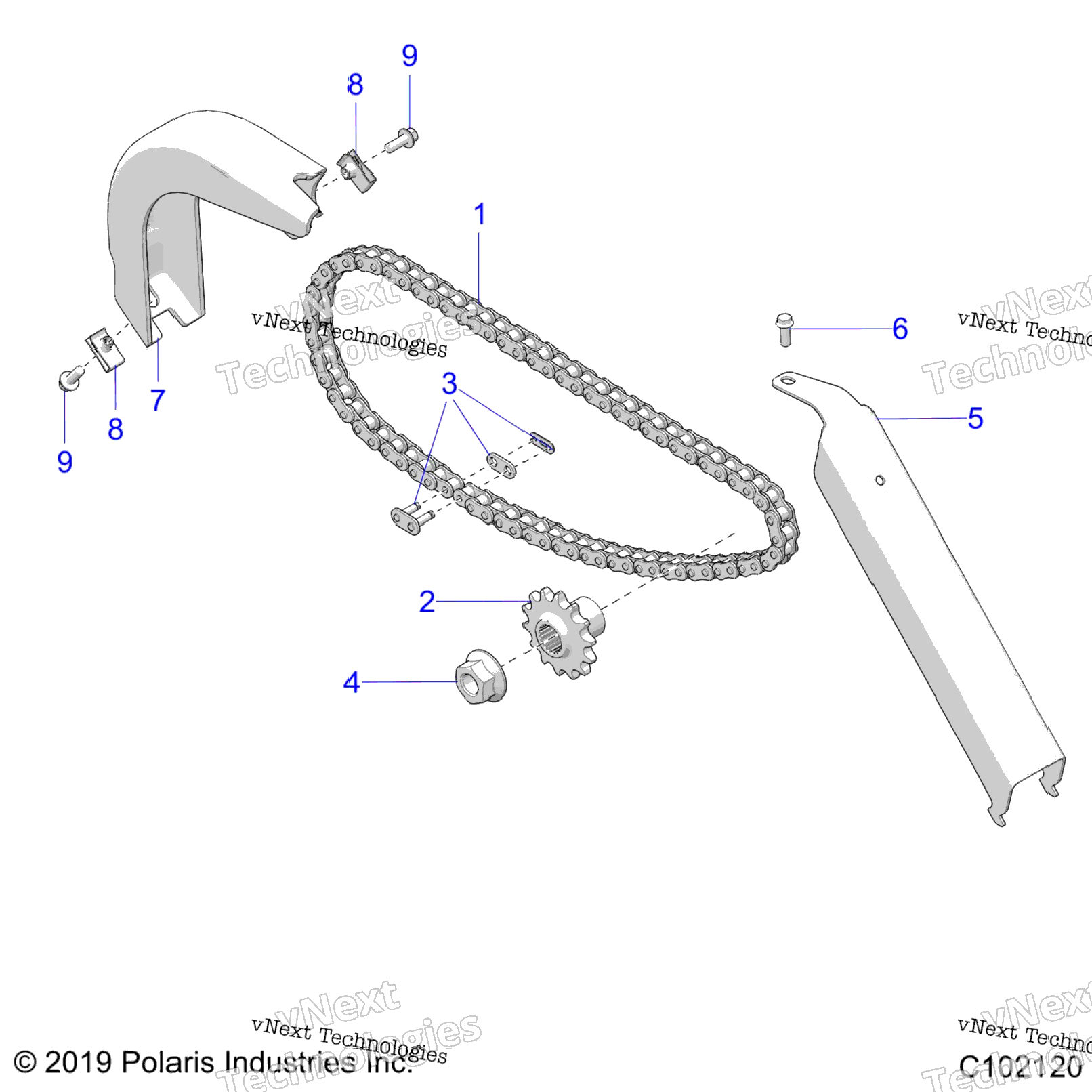 Drive Train, Chain And Guards