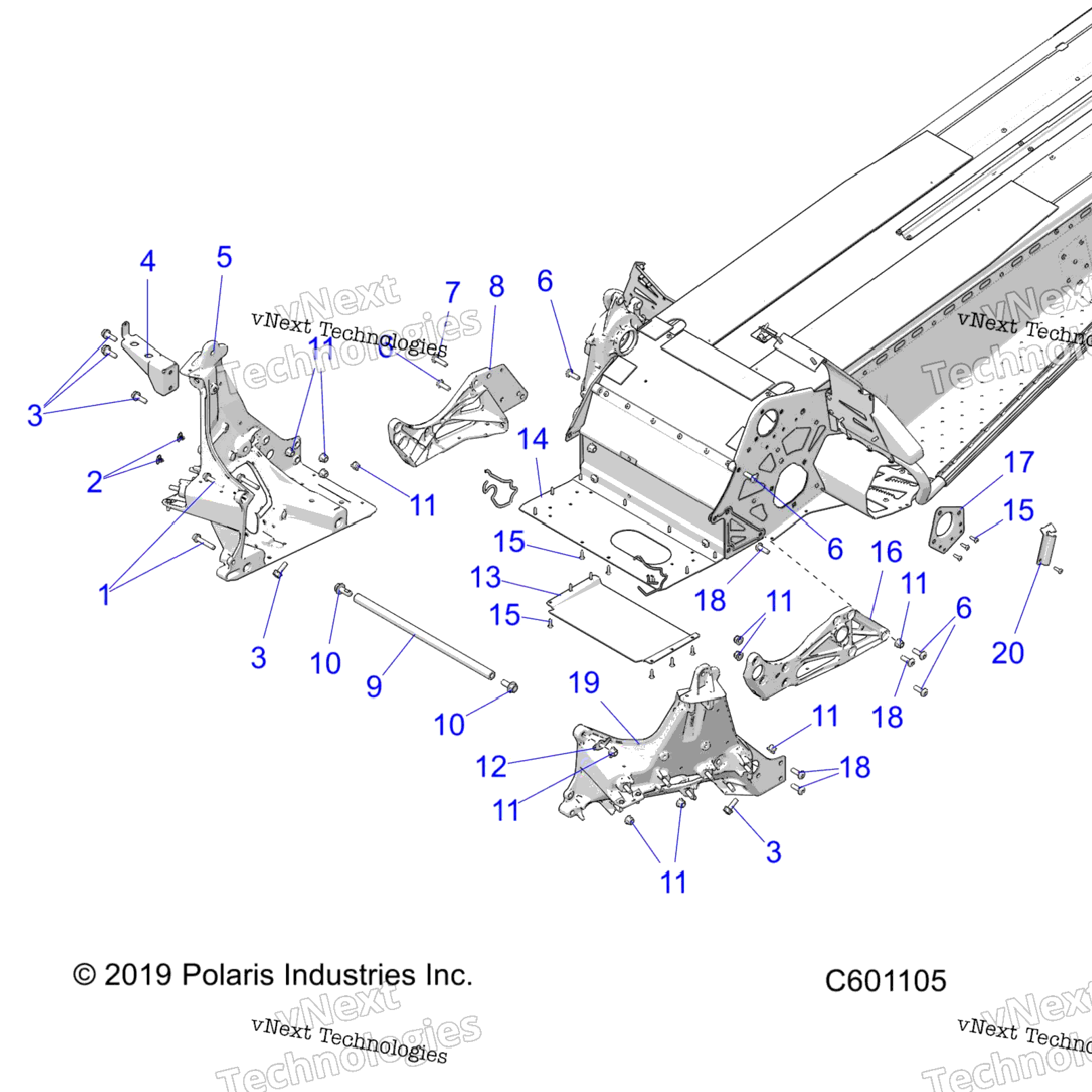 Chassis, Bulkhead Asm. S22ced5tslTsu