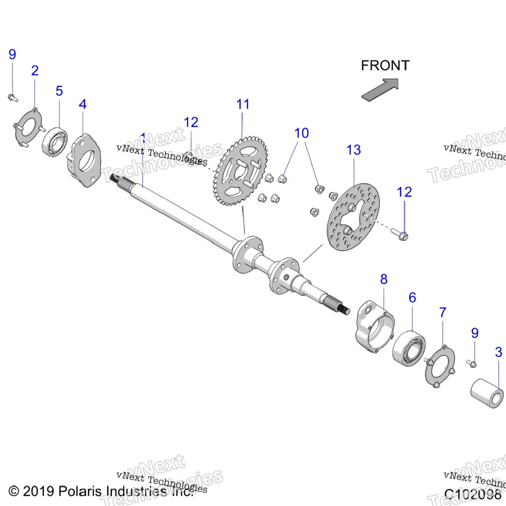 Drive Train, Rear Axle