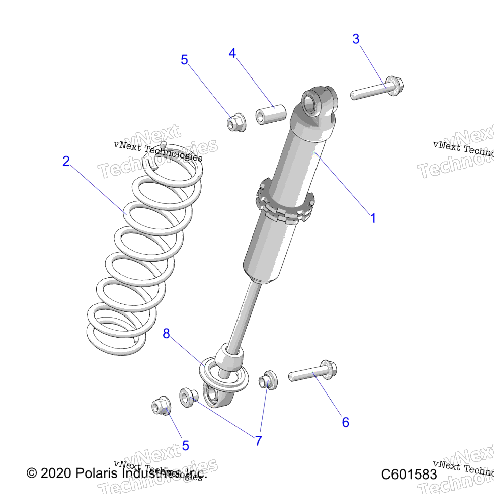 Suspension, Shock, Ifs (C601583)