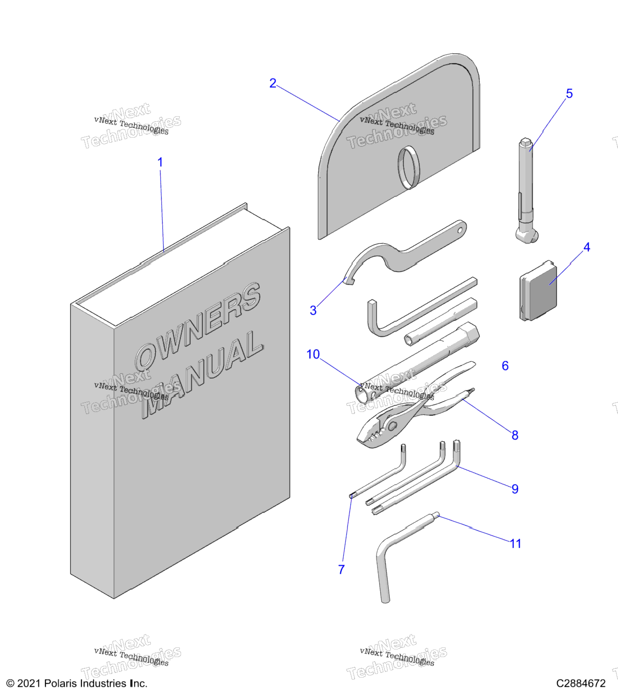 References, Tool Kit & Owners Manuals