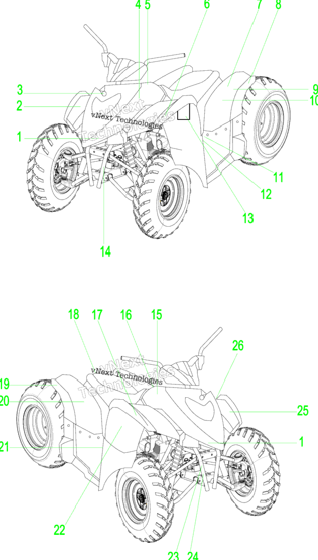 Body, Decals Ca4