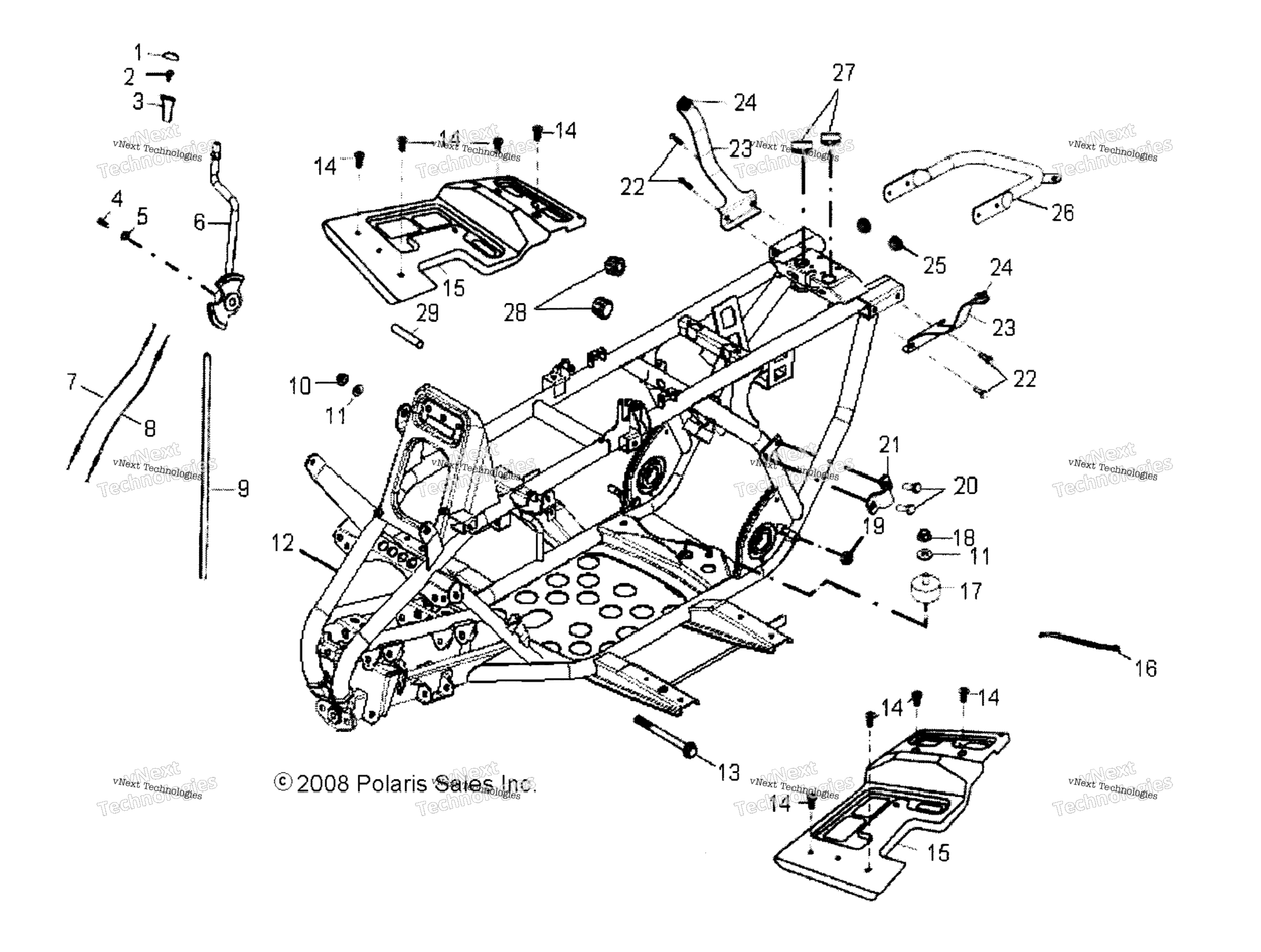 Chassis, Frame Ca4