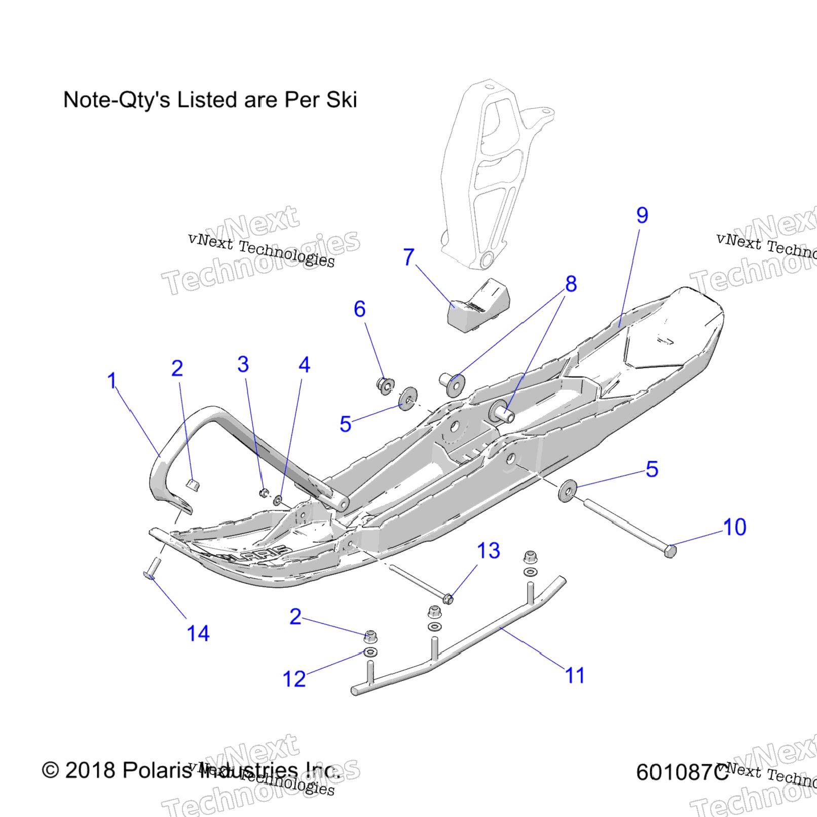 Steering, Ski Asm S23ced5tsl