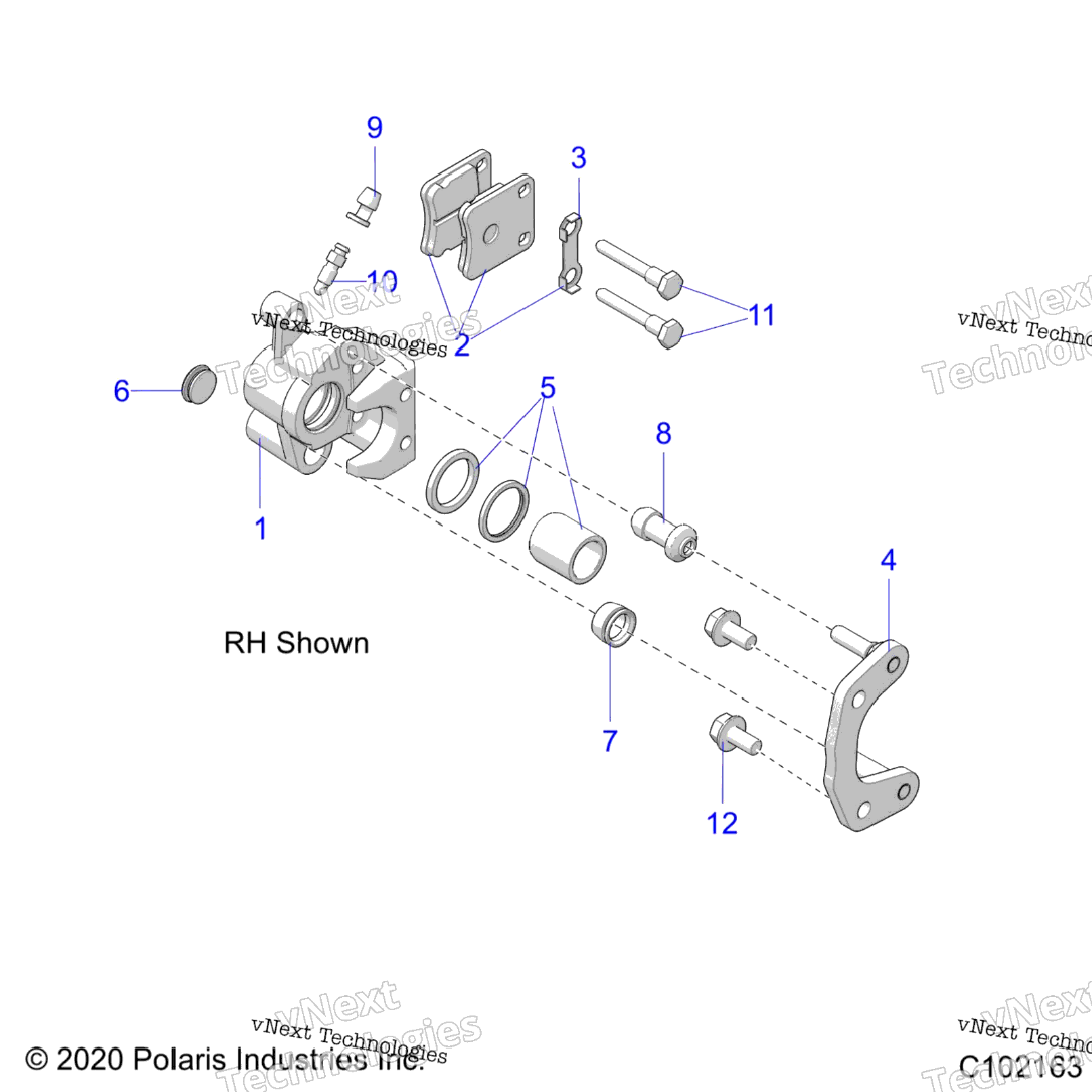 Brakes, Calipers, Front