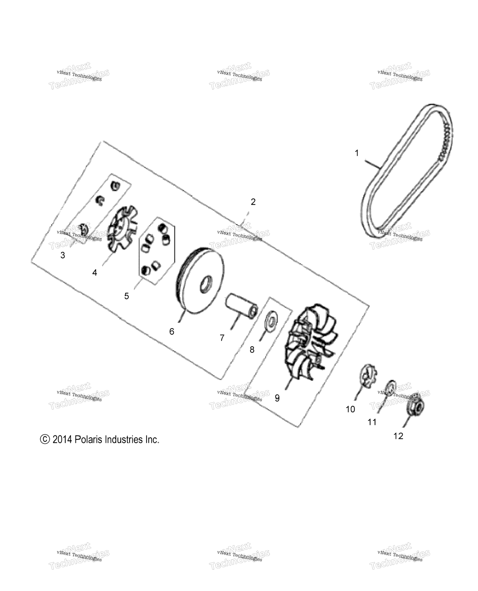 Drive Train, Primary Clutch Ca4