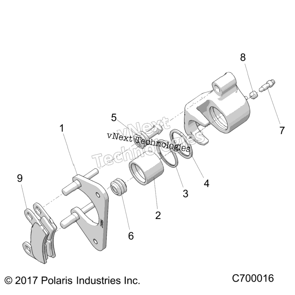 Brakes, Rear Caliper